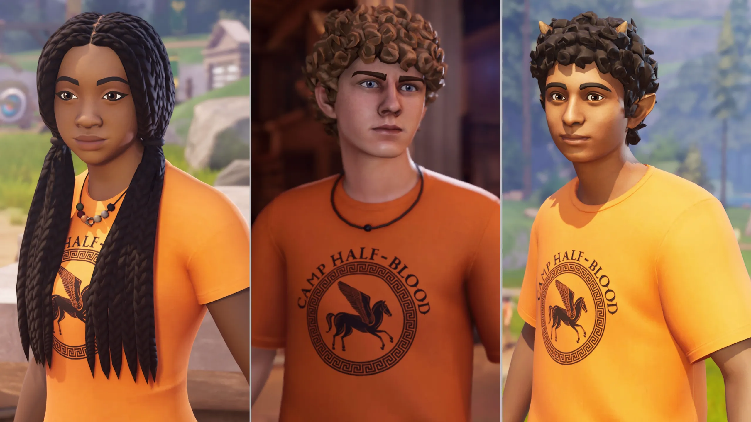 Annabeth Chase, Percy Jackson, and Grover Underwood in Percy Jackson: Sea of Monsters