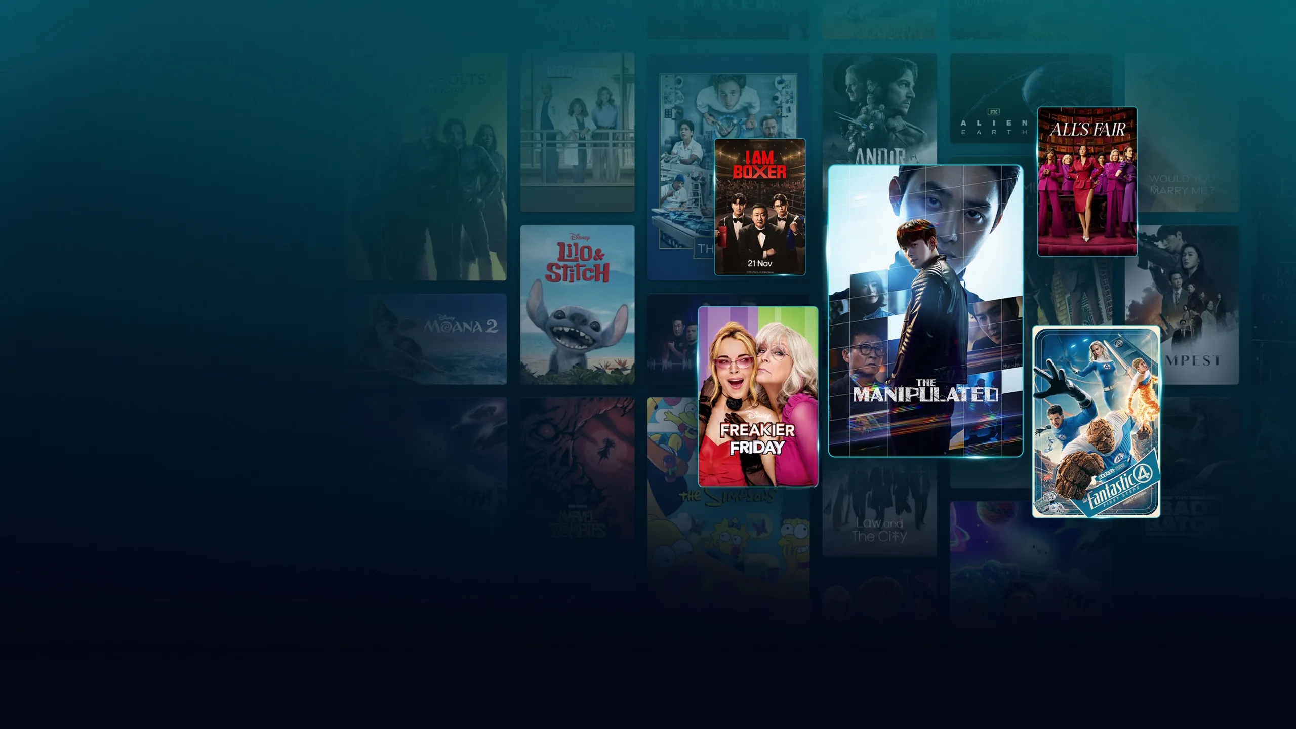 All of these streaming and more