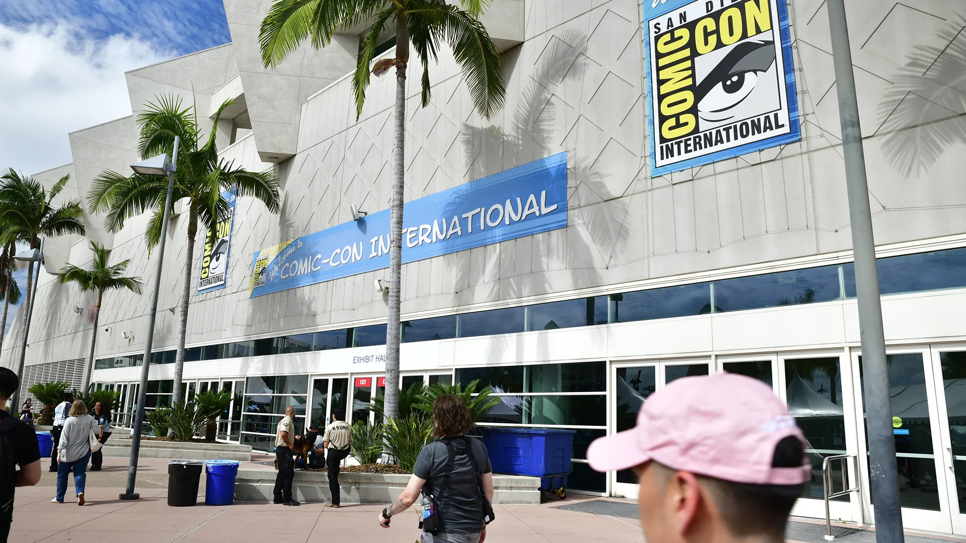 Outside San Diego Comic-Con.