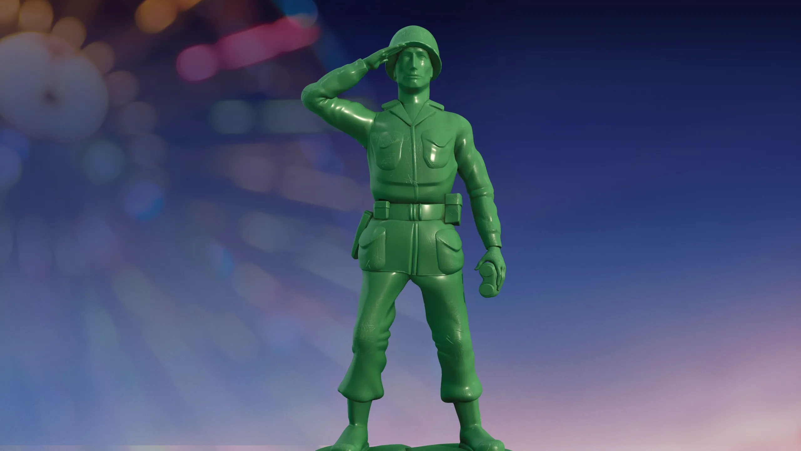 Os soldadinhos verdes de Toy Story