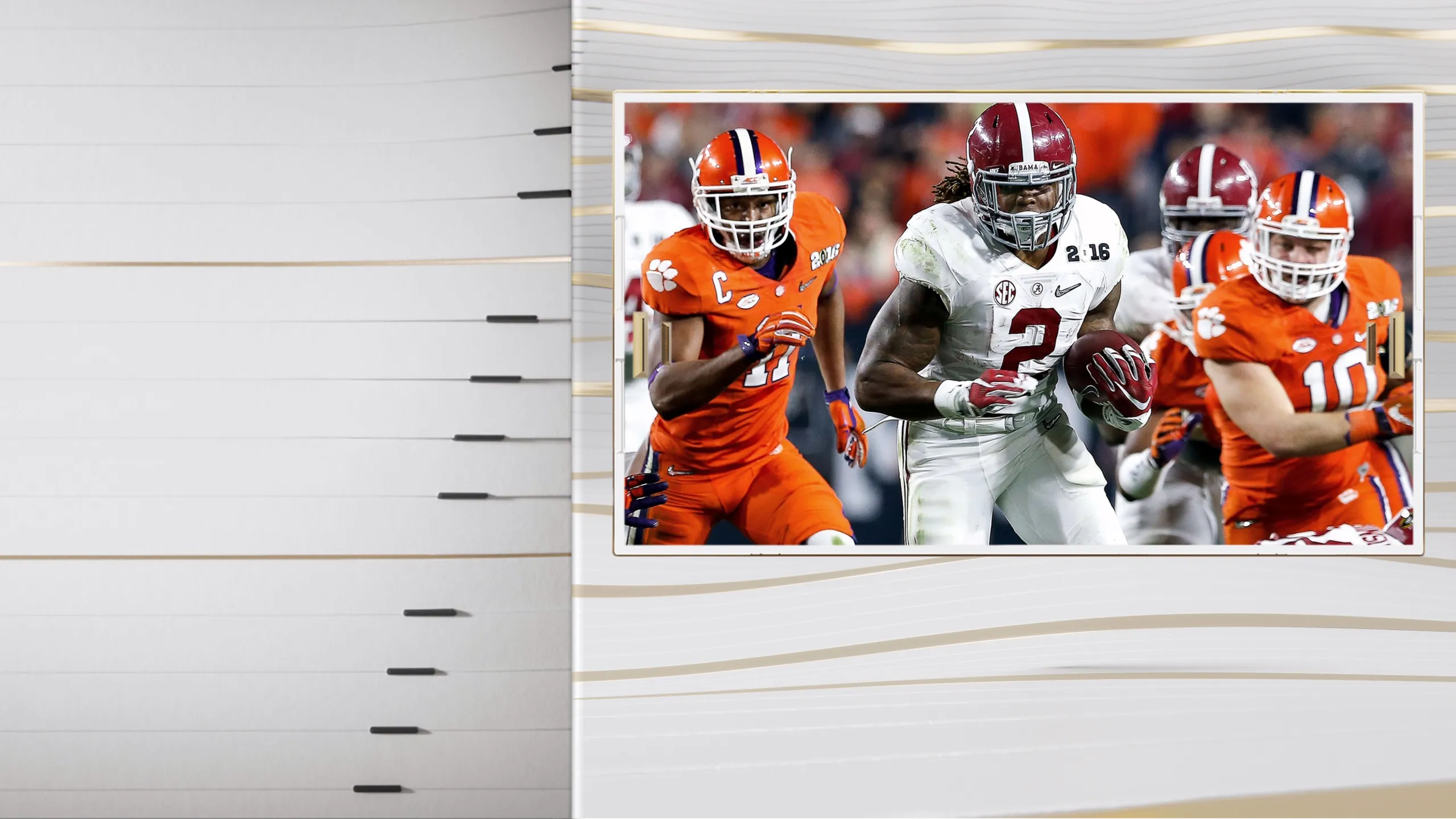 2016 CFP National Championship: Alabama vs. Clemson