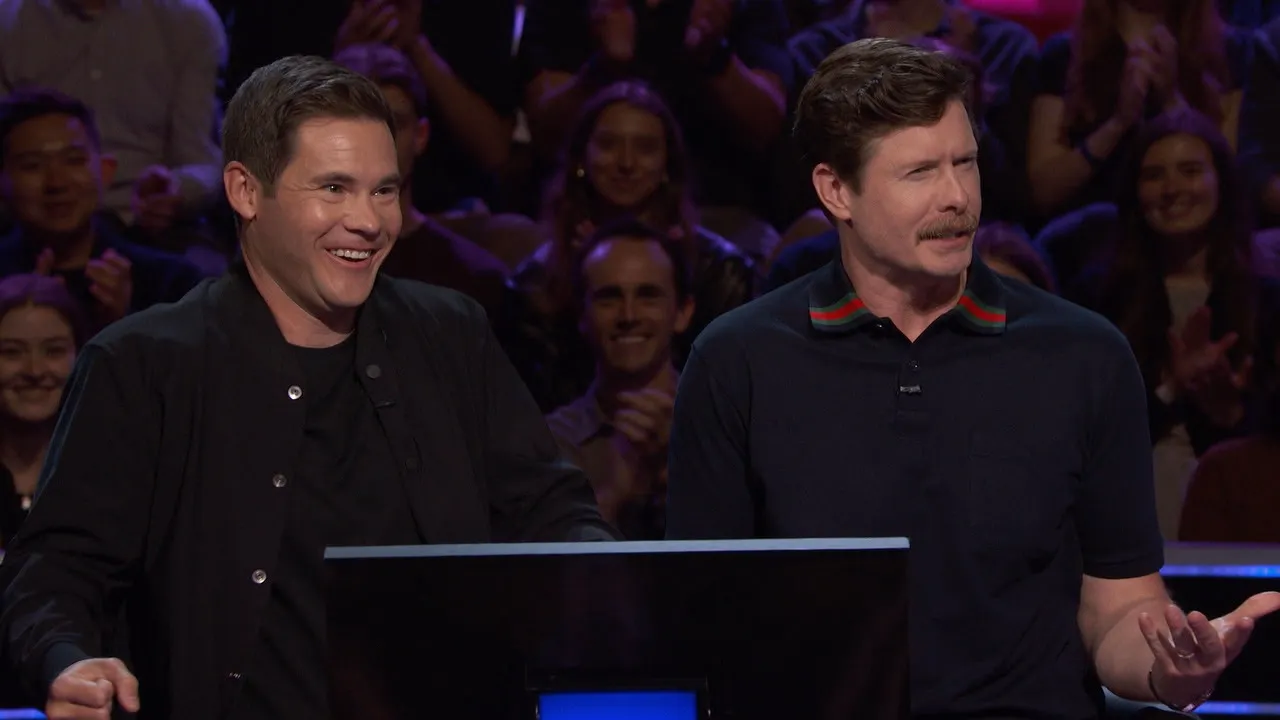 thumbnail - S4:E4 In the Hot Seat: Adam Devine & Anders Holm; Helen Hunt & Dan Bucatinsky