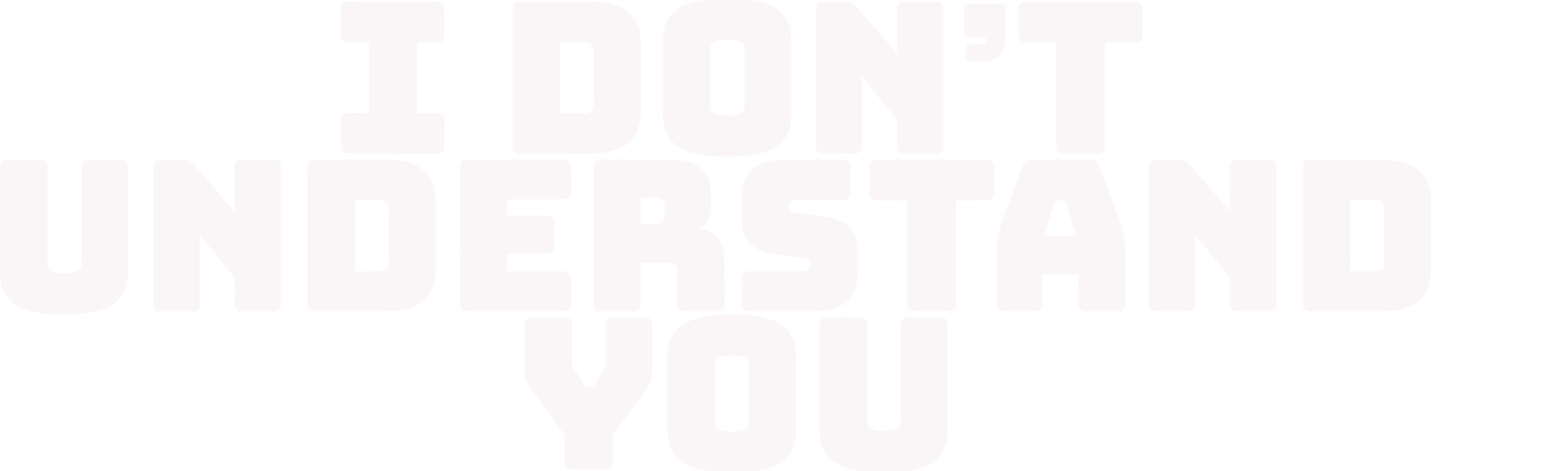 I Don't Understand You