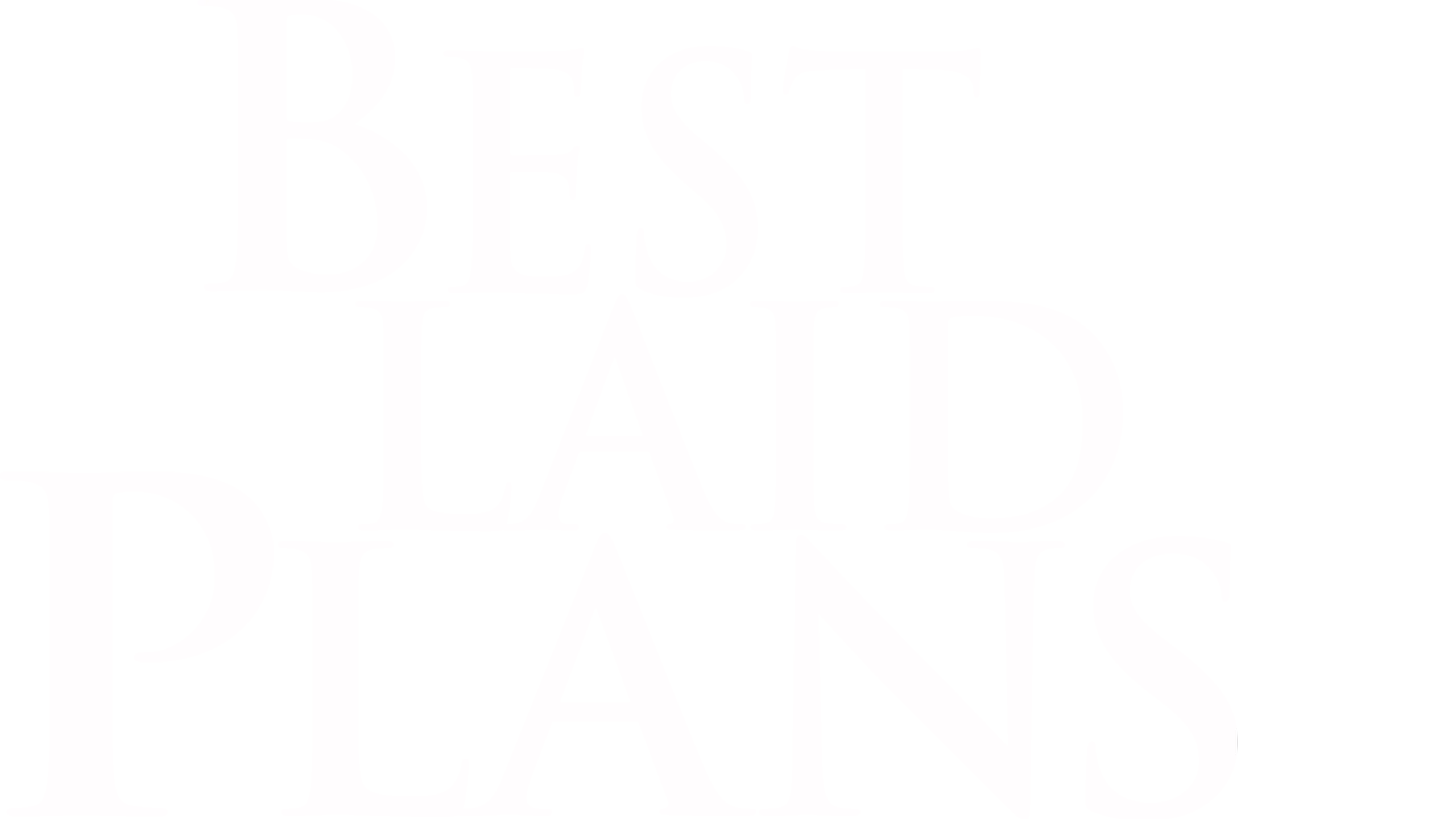 Best Laid Plans