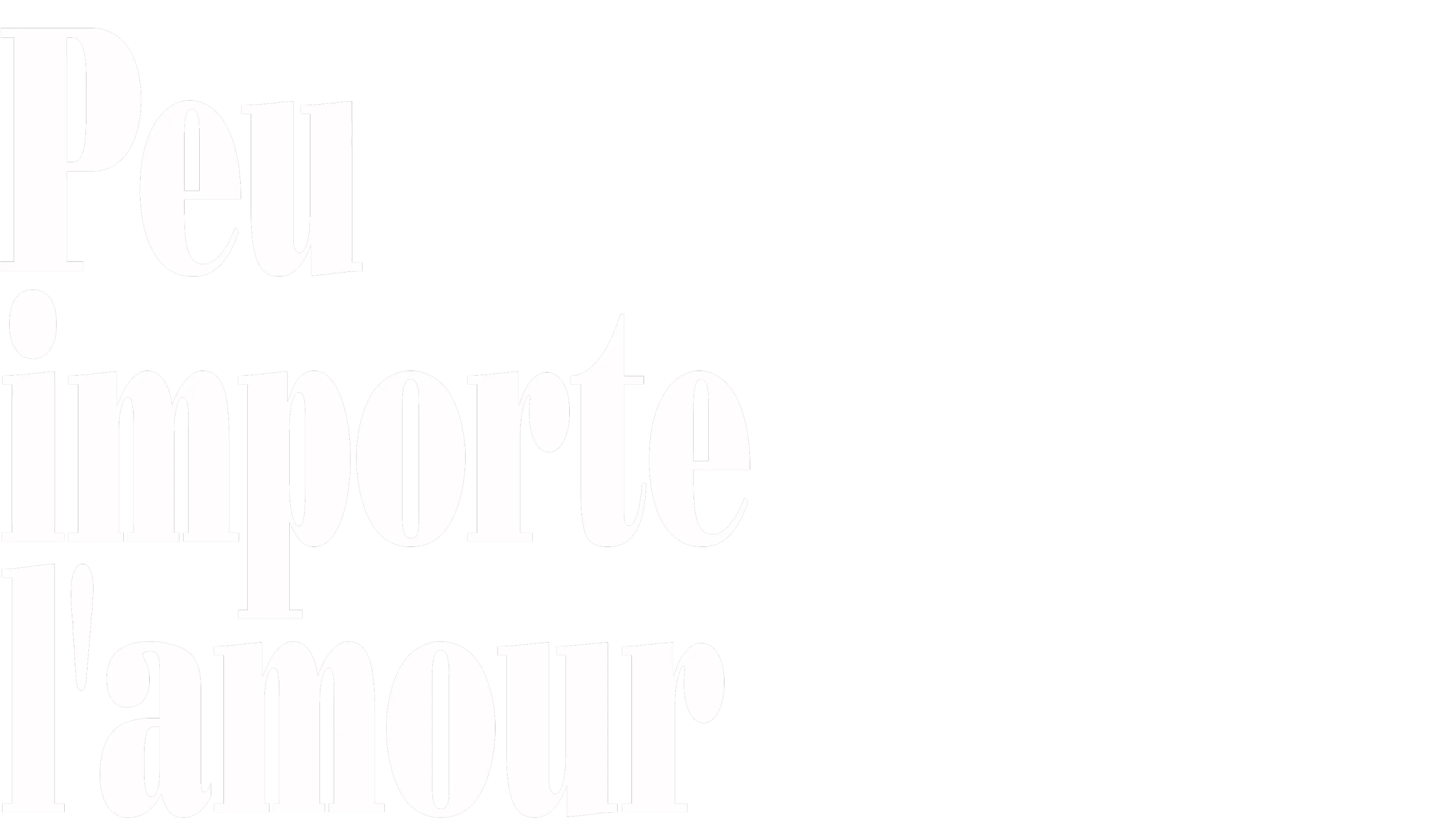Peu importe l'amour