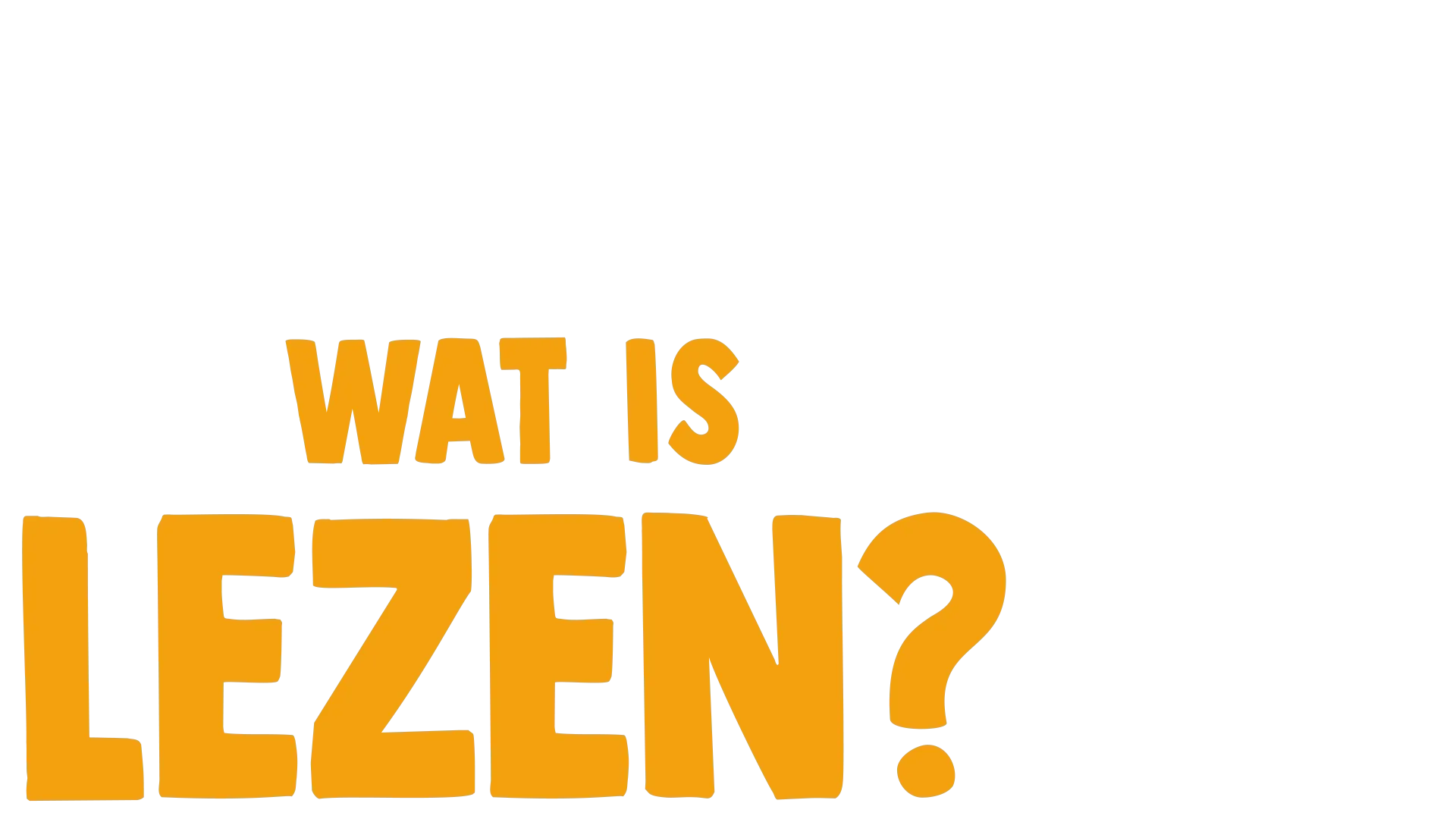 Vorkie stelt een vraag: Wat is lezen?