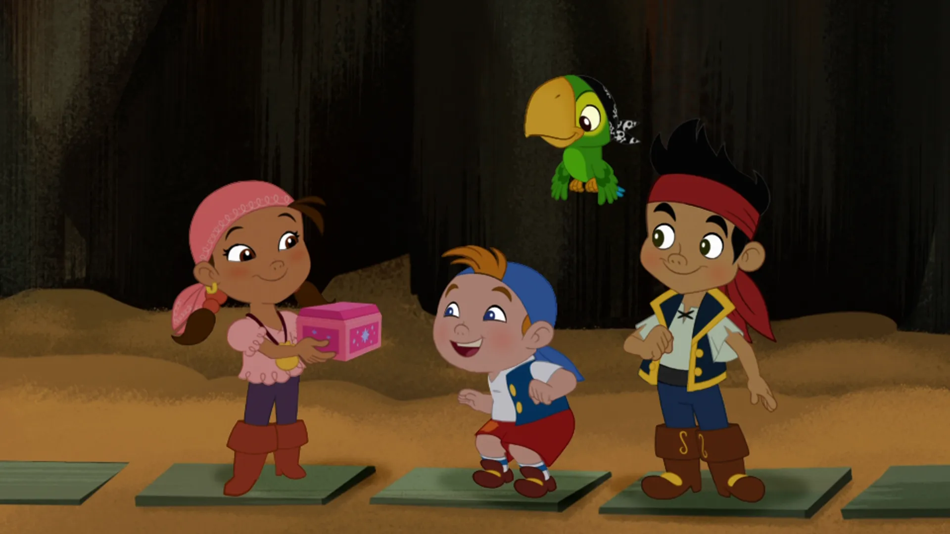 thumbnail - S1:E7 Izzy's Pirate Puzzle / The Never Land Games