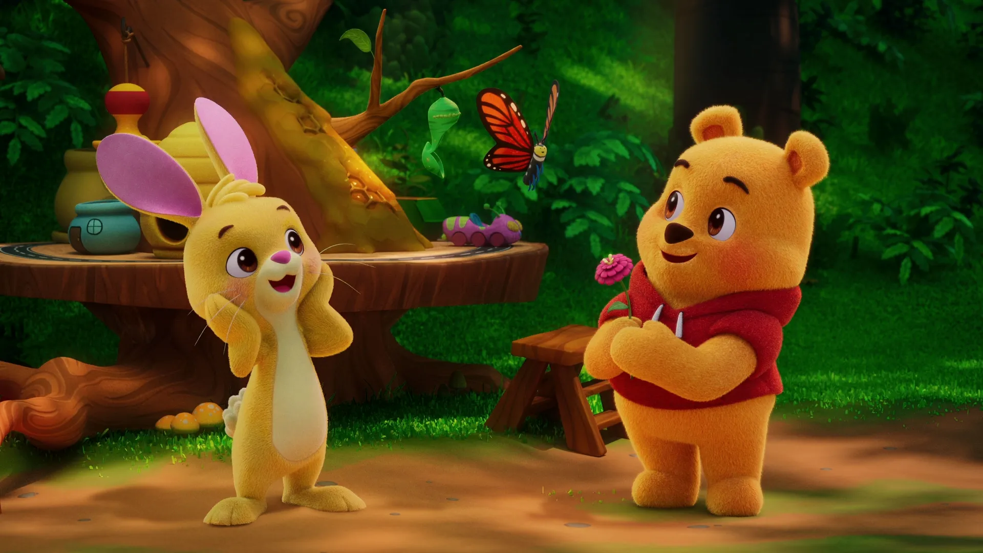 thumbnail - S2：第15話「ラビットとイモムシとチョウチョ」