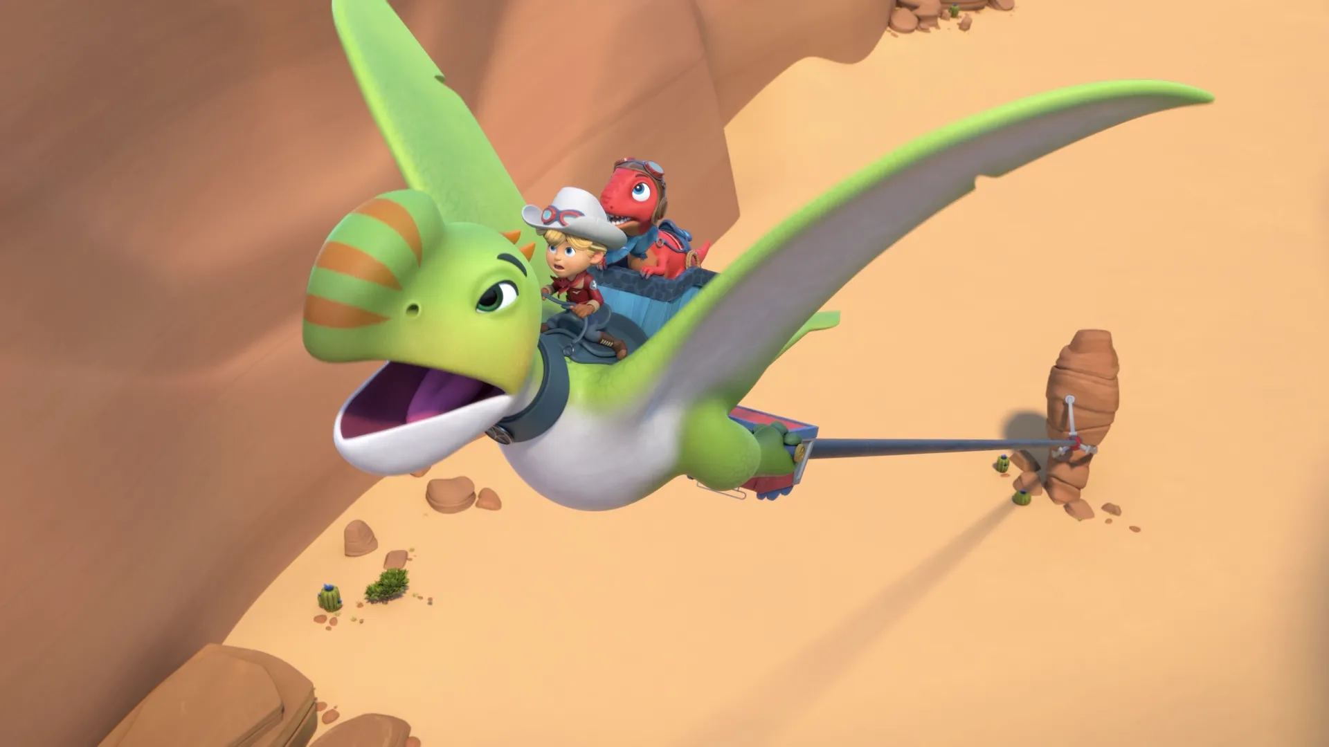 thumbnail - S2:E5 Dino-SOAR! / The Flyer and Rescue Squad