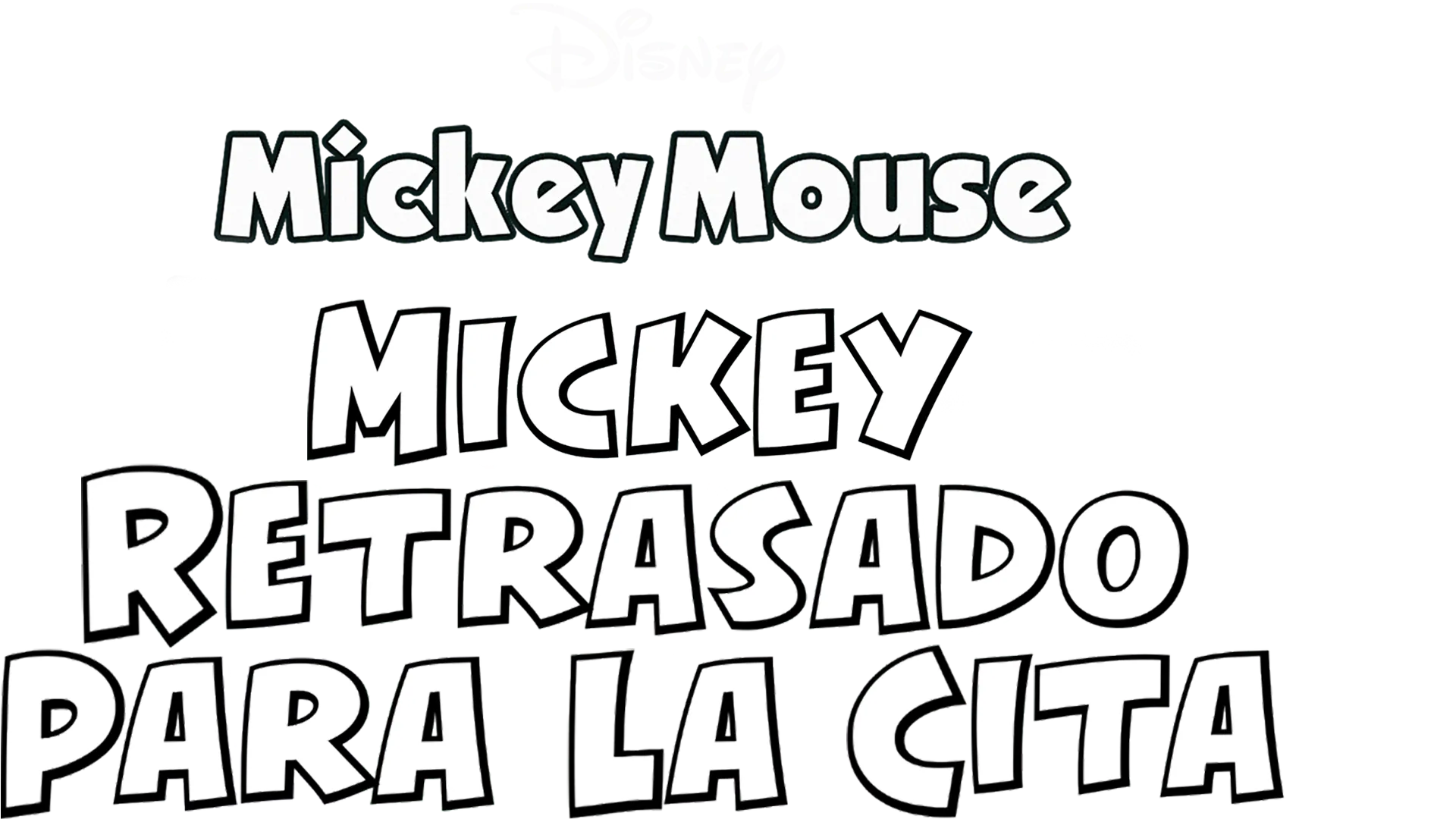 Mickey Retrasado Para La Cita