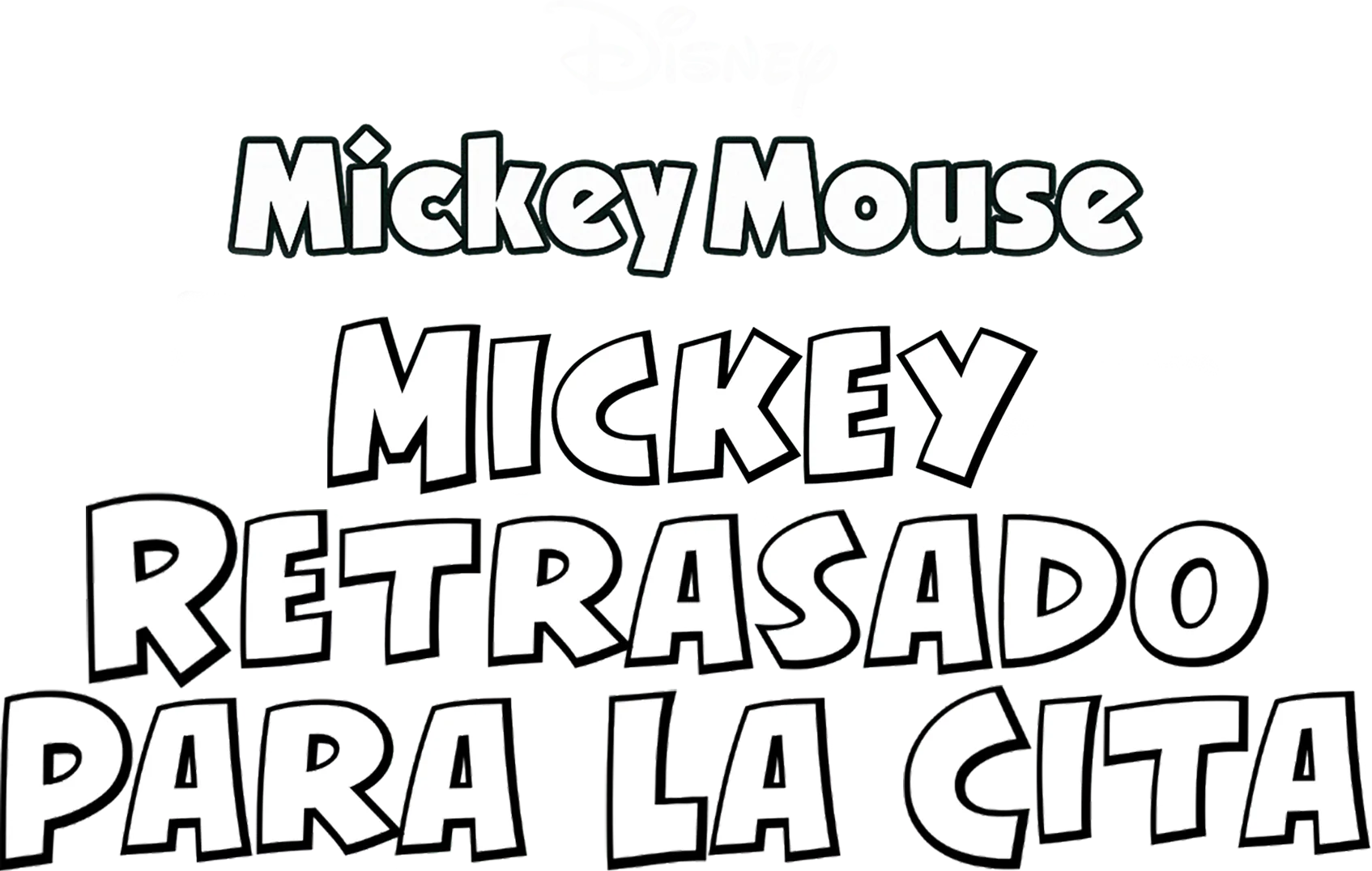 Mickey Retrasado Para La Cita