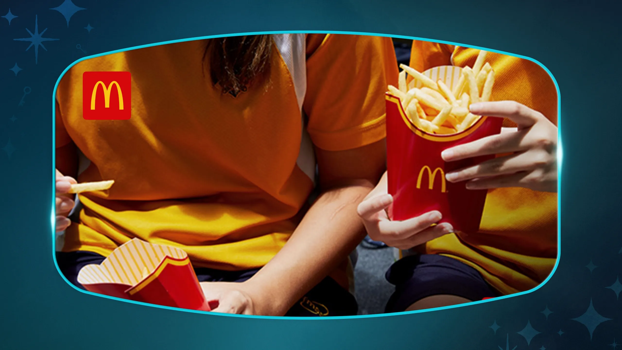 Imagem promocional do McDonalds para Disney+ Benefícios