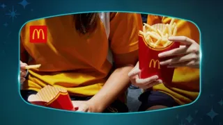 Imagem promocional do McDonalds para Disney+ Benefícios