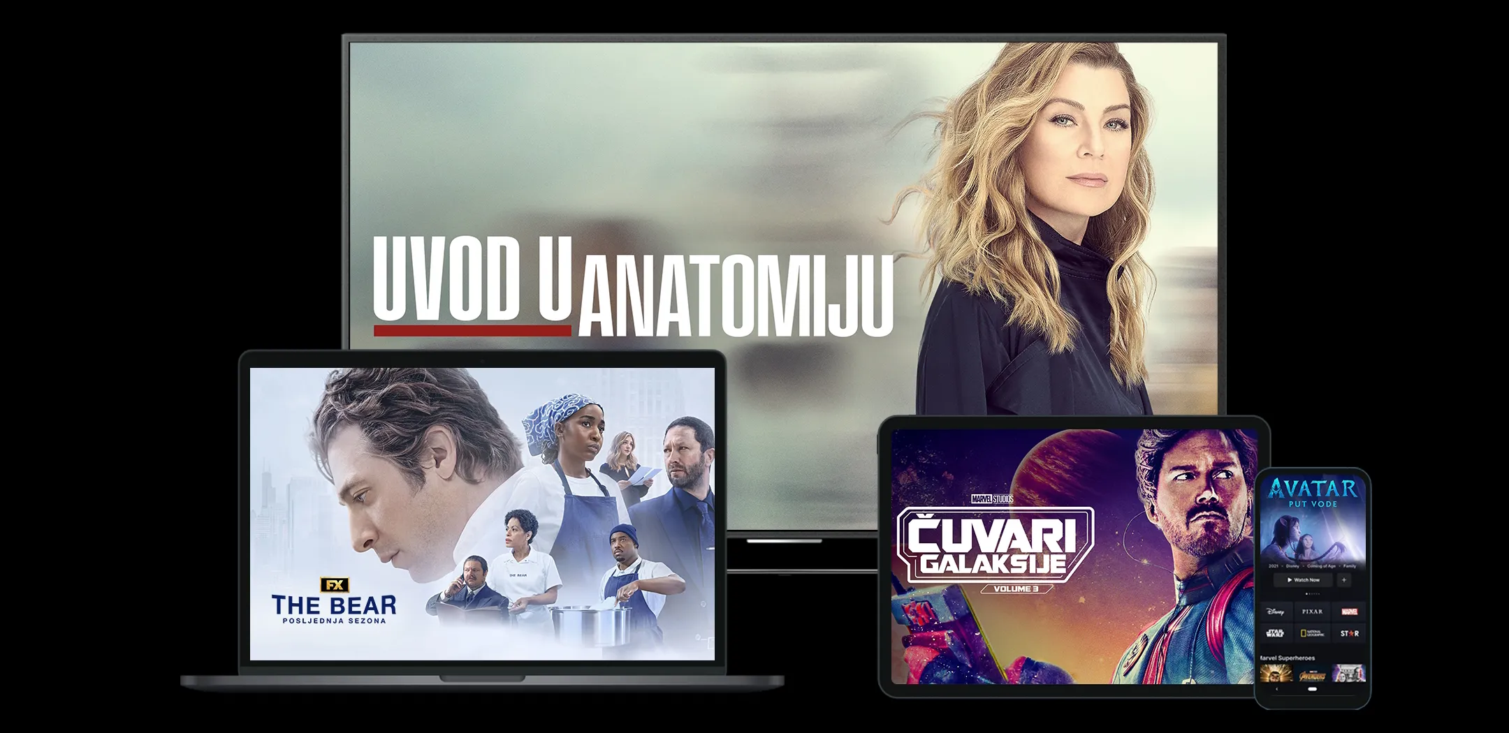 Disney+ shows on different devices