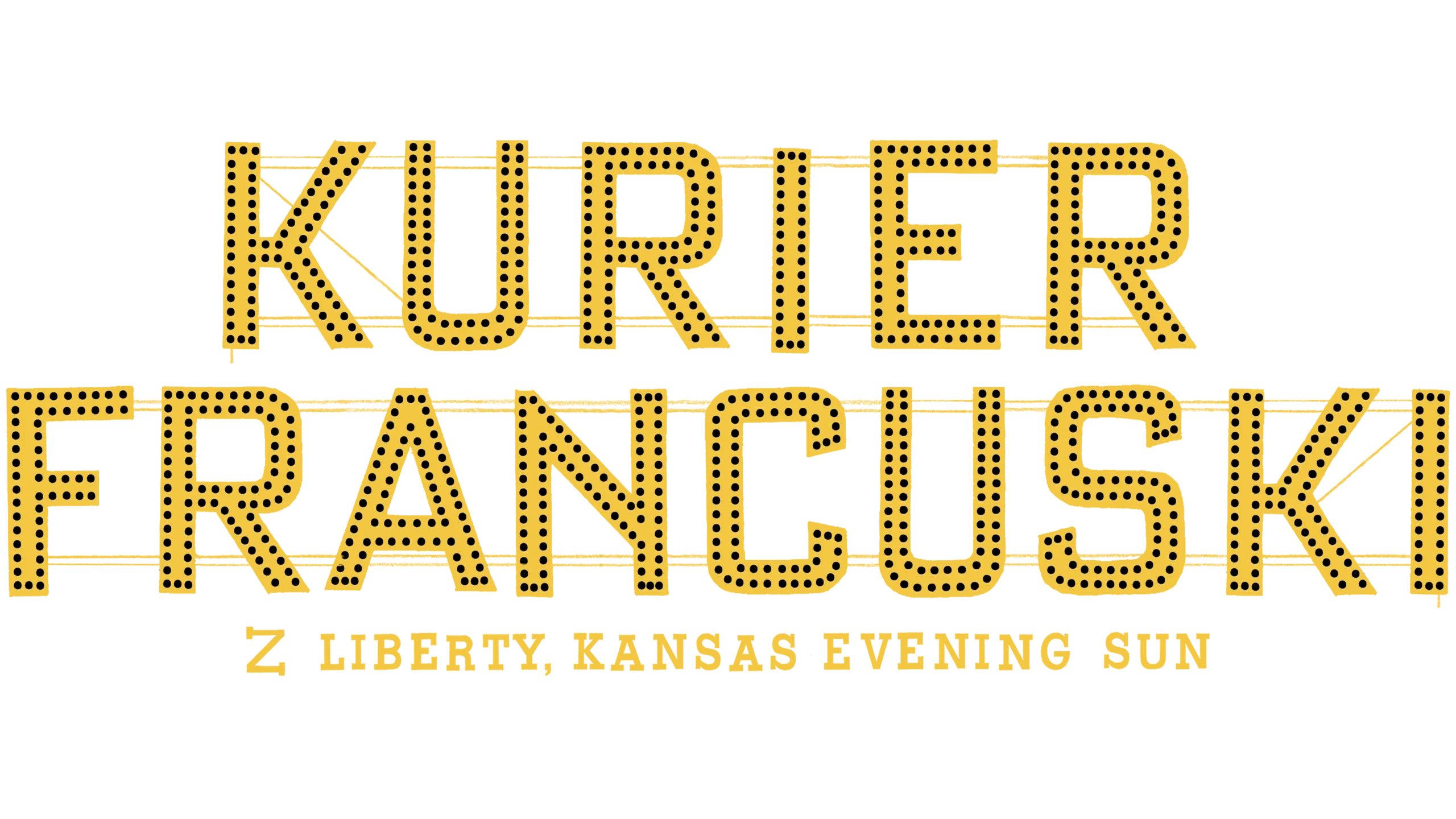 Kurier francuski z Liberty, Kansas Evening Sun