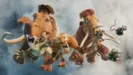 The herd from Ice Age: Boiling Point including Manny, Sid, Diego, Ellie, and Buck.