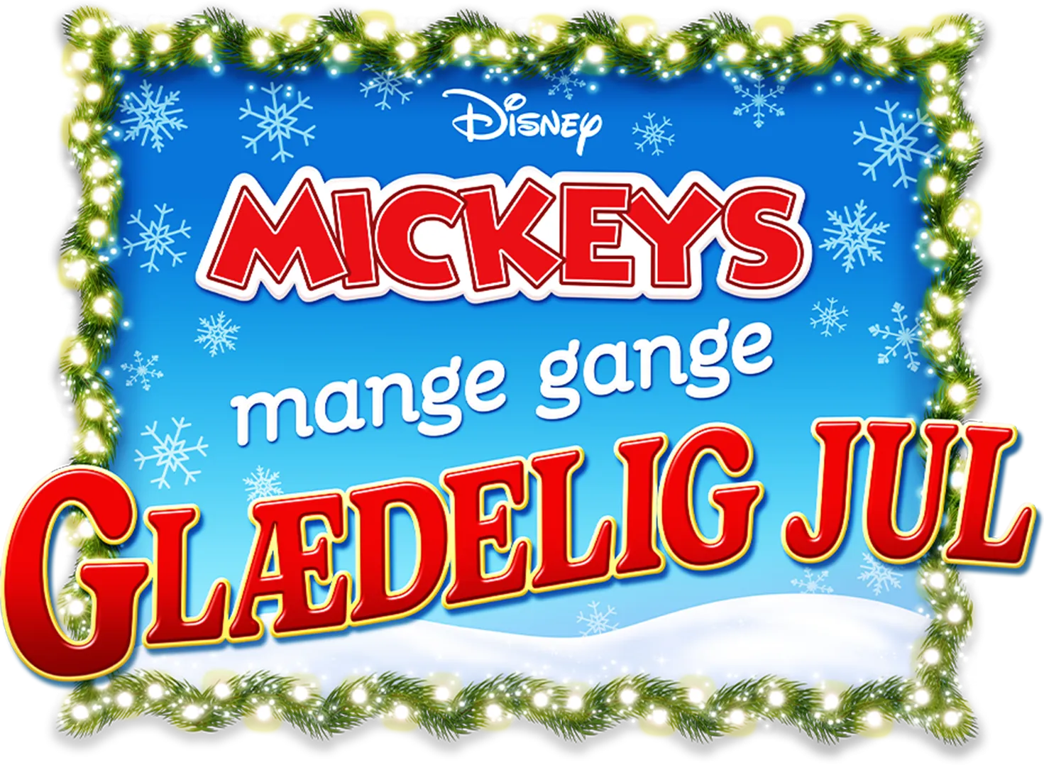 Mickeys mange gange glædelig jul