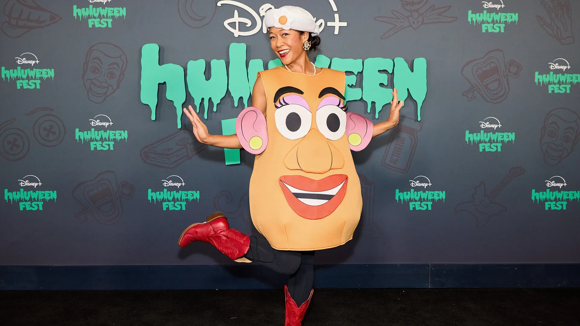 Shelby Rabara at DISNEY+ HULUWEEN FEST