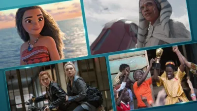 This is the hero image for the International Women's Day article featuring movies and shows with inspiring female leads