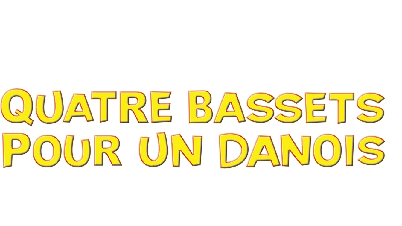 Quatre bassets pour un danois