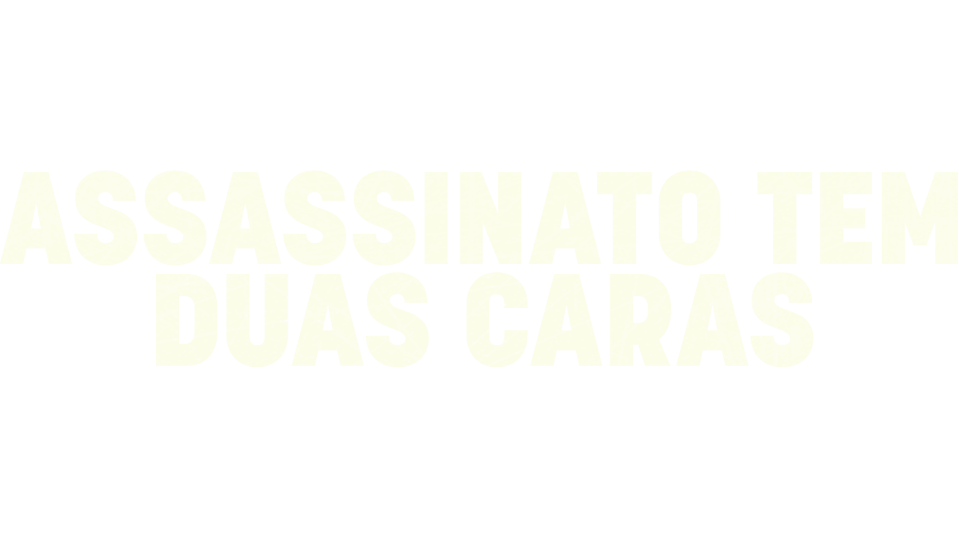 Assassinato Tem Duas Caras