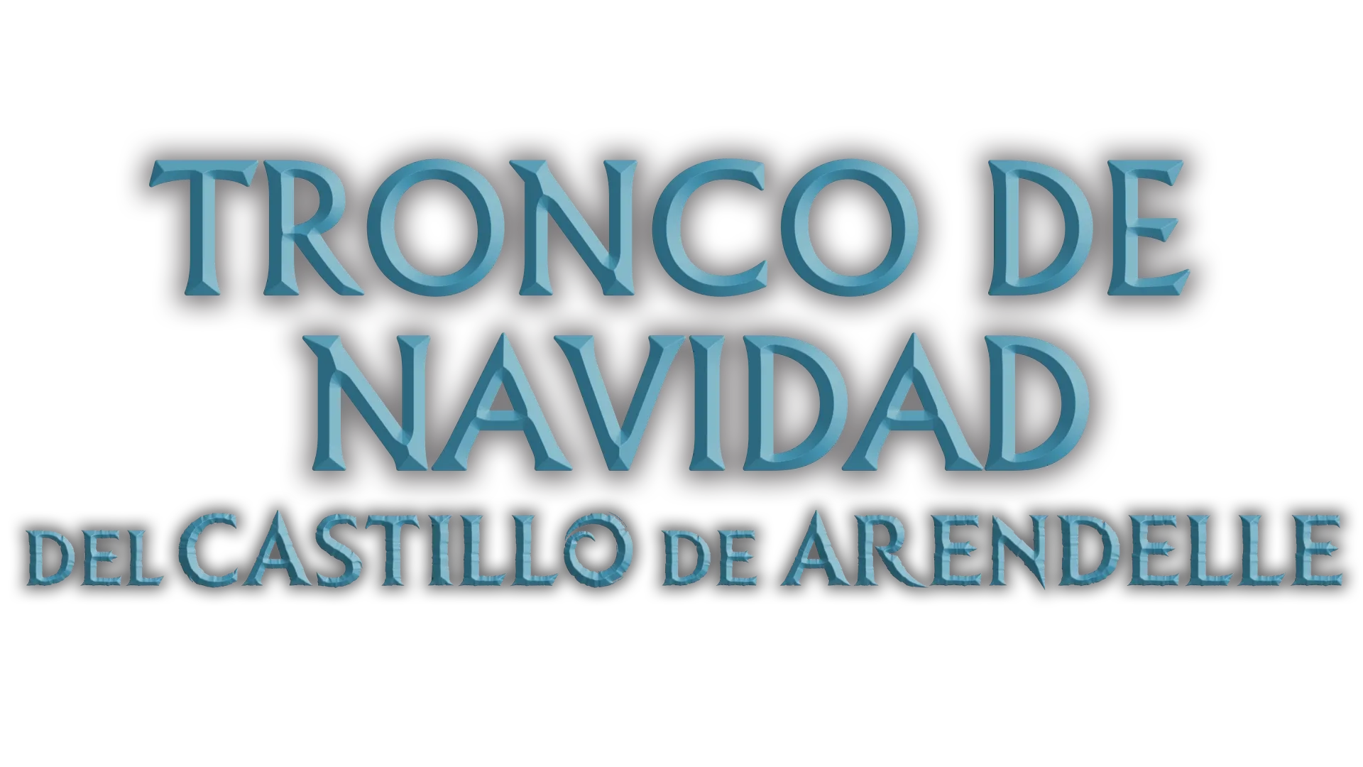 Tronco de Navidad del castillo de Arendelle