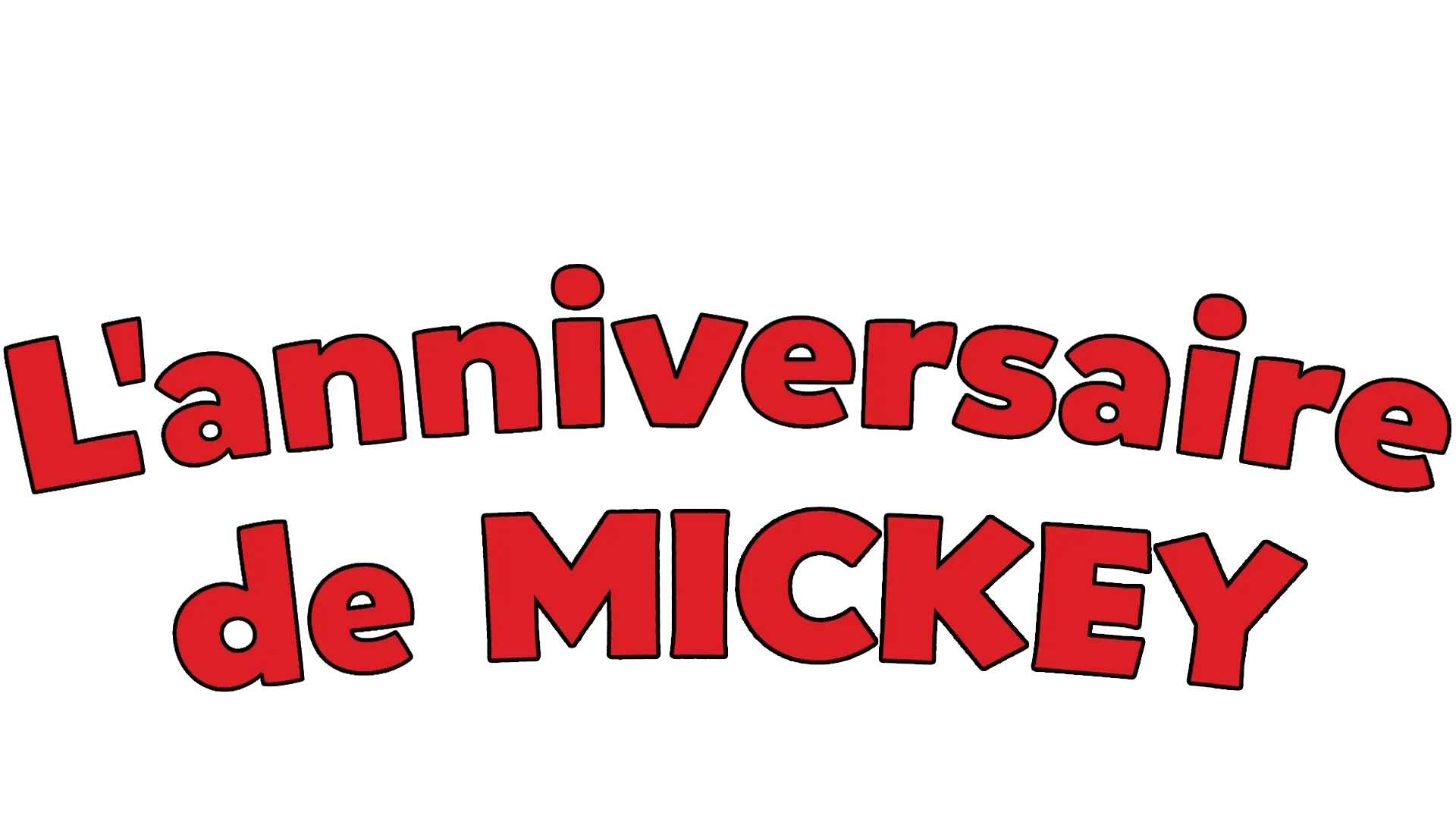 L'anniversaire de Mickey