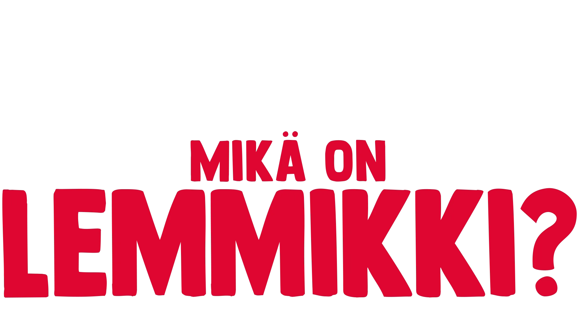 Kahveli kysyy: Mikä on lemmikki?