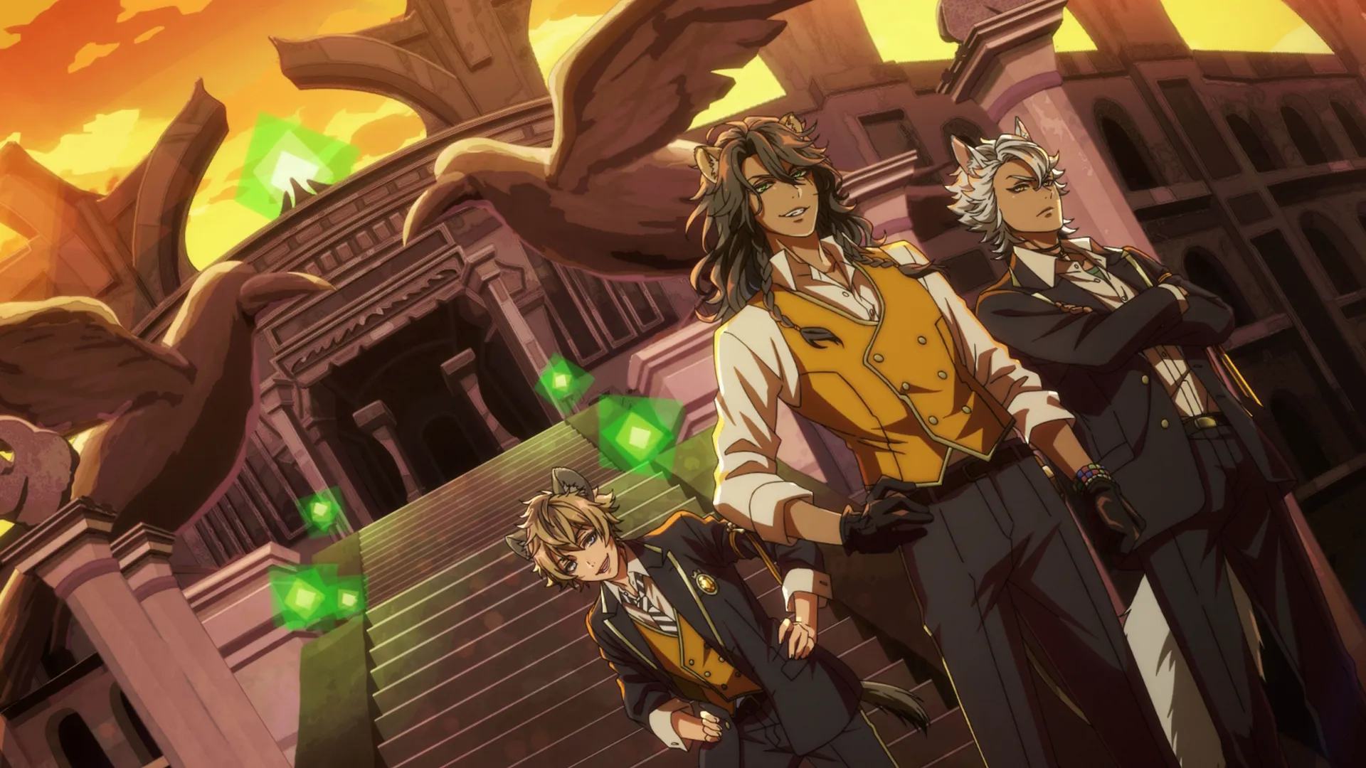 Key visual for the anime series Disney Twisted-Wonderland: The Animation. 