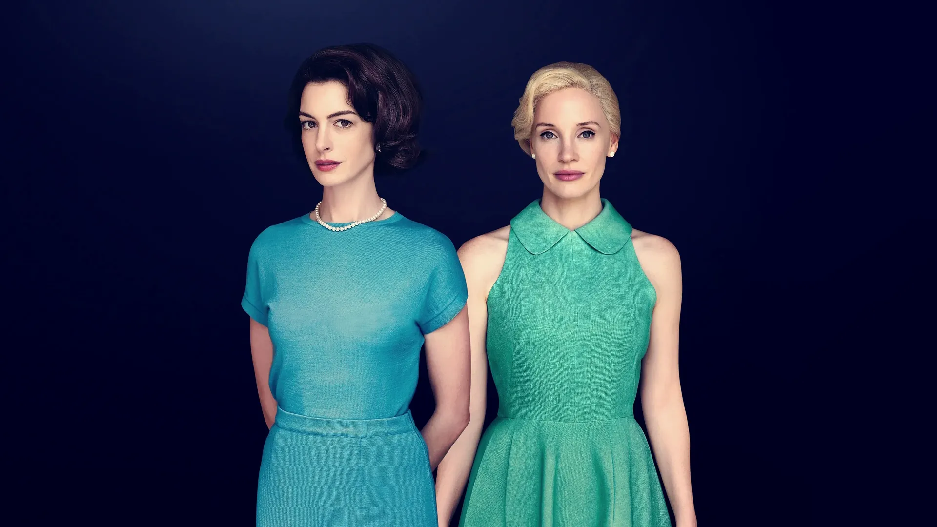 Alice (played by Jessica Chastain) and Céline (played by Anne Hathaway) in Mother's Instinct.