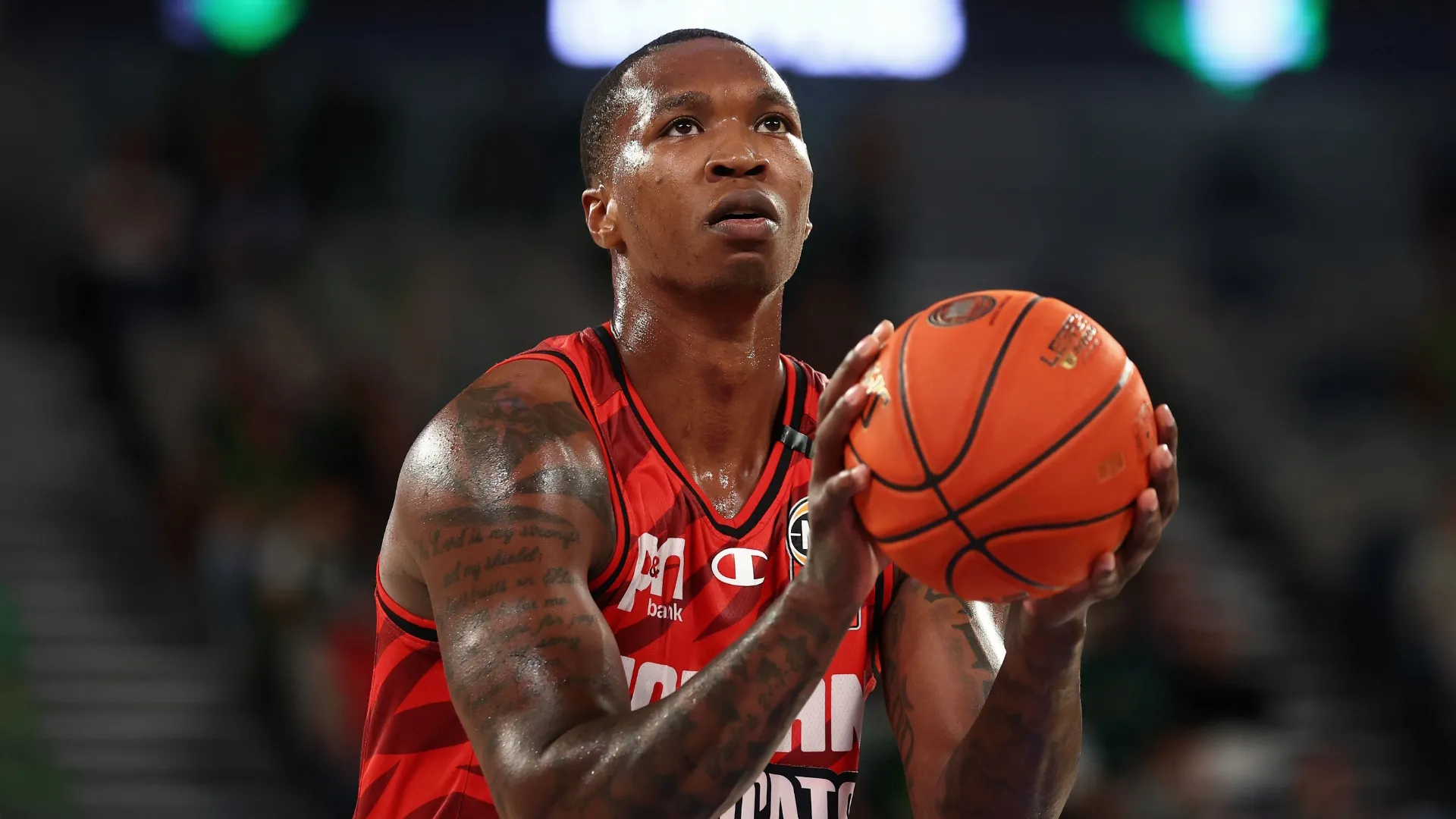 Kristian Doolittle, of the Perth Wildcats during an NBL game