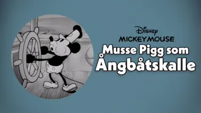 Musse Pigg som Ångbåtskalle