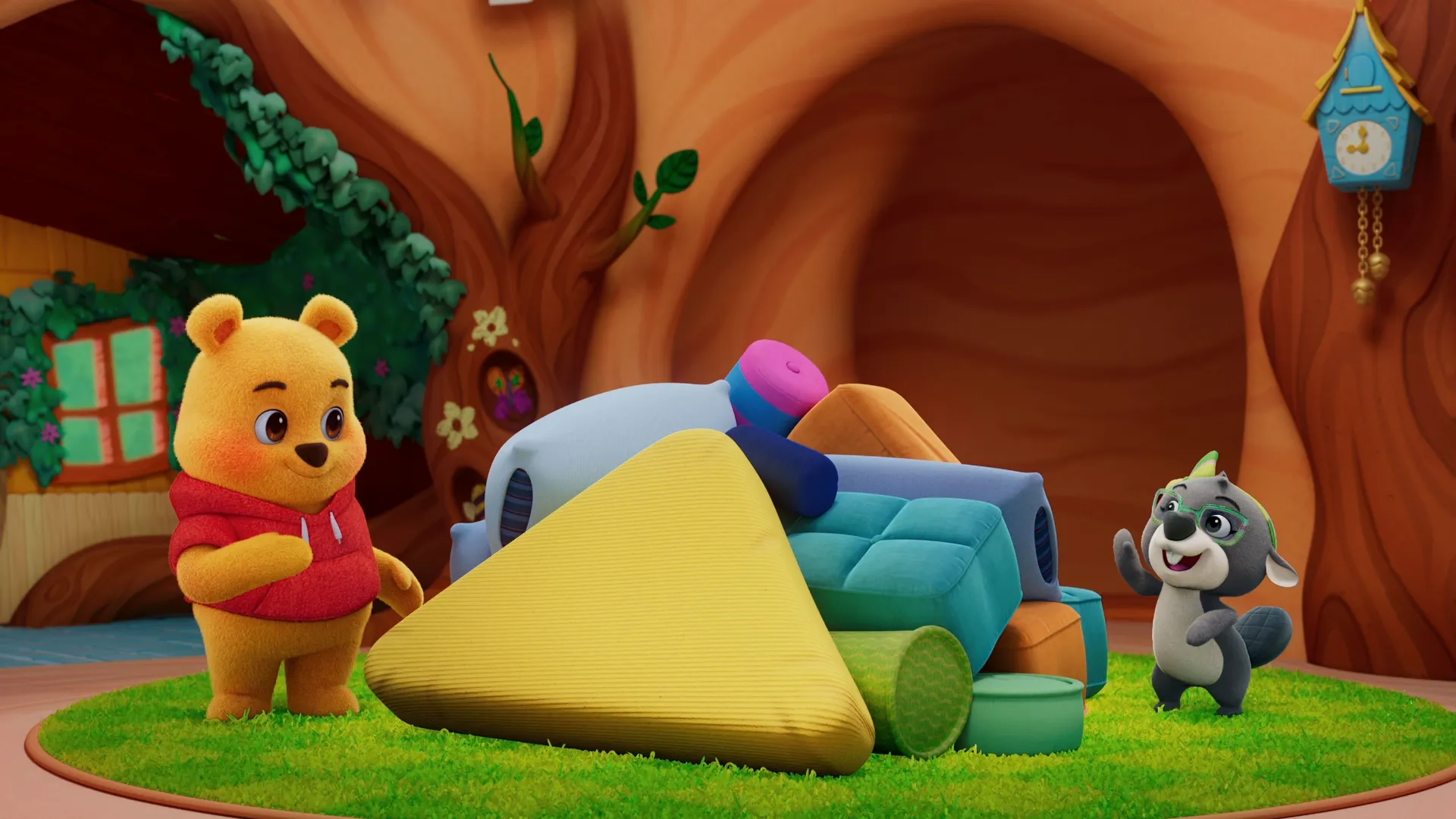 thumbnail - S1:E14 Pooh, Bea e la casetta di cuscini
