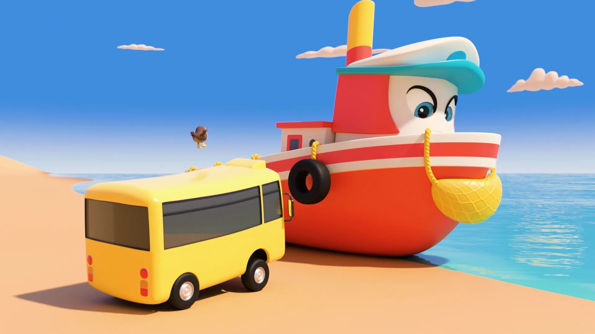 thumbnail - S2:E16 Buster Goes to Treasure Island (Buster And The Boat)