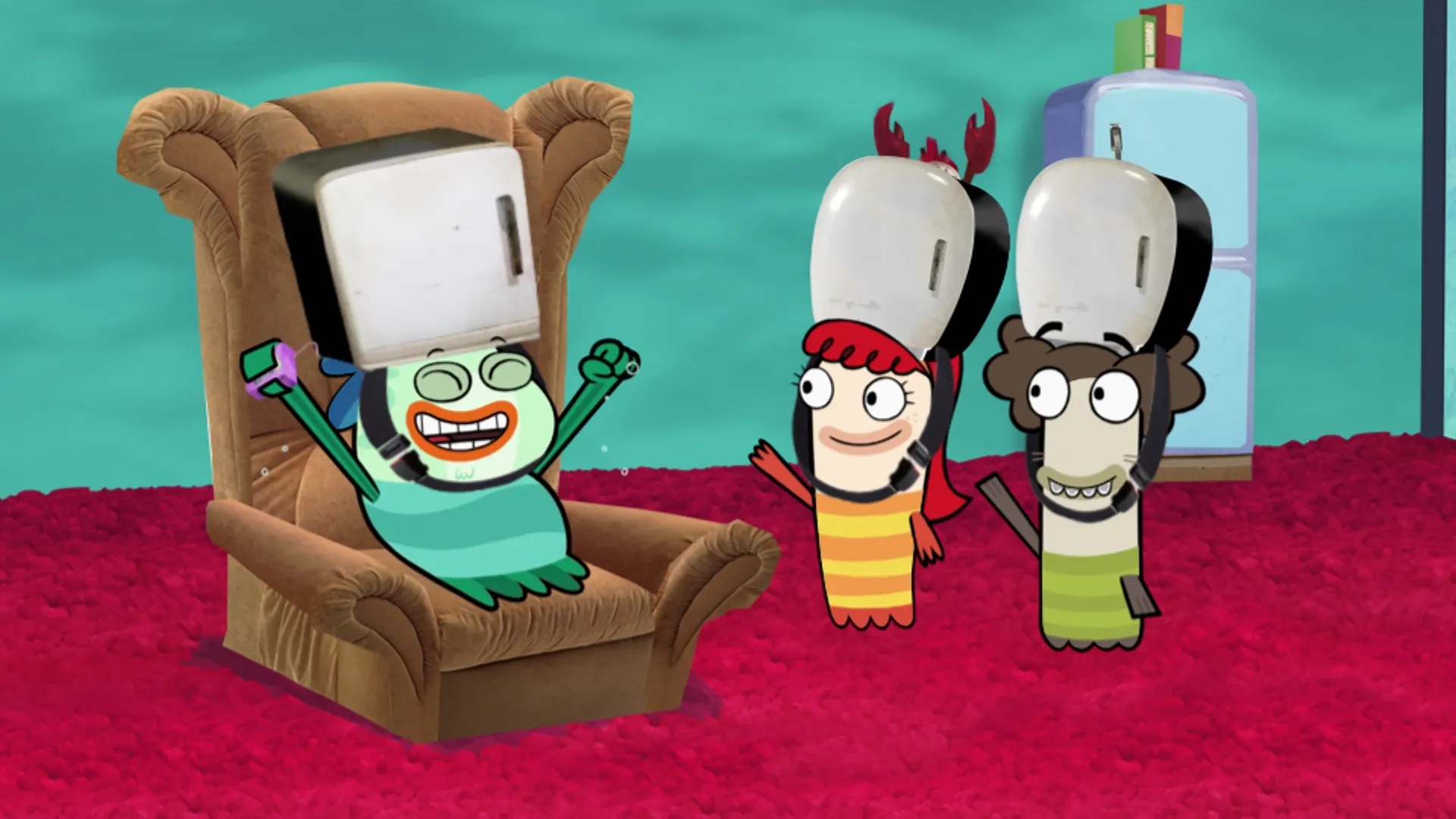 thumbnail - S1:E14 Riding in Cars with Fish / Milo's Big Idea