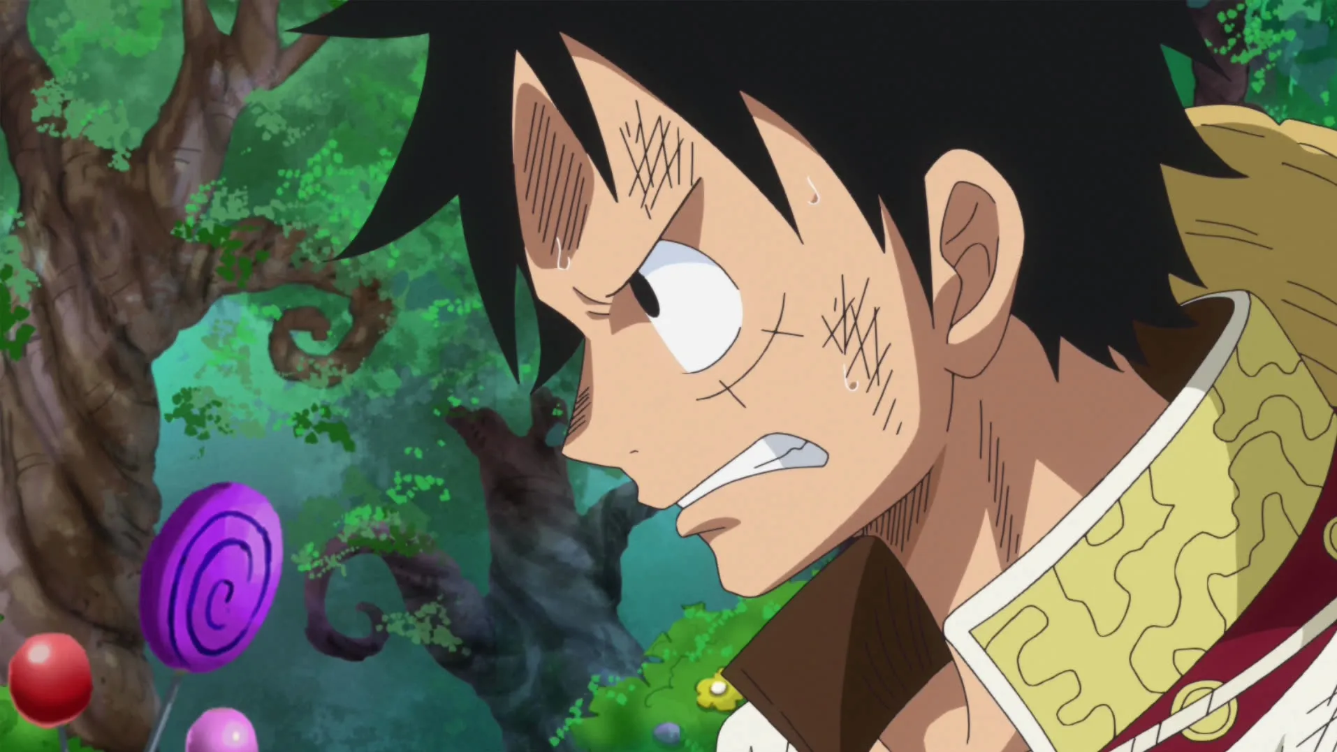 thumbnail - Whole Cake Island: E805 (Dub) A Battle of Limits! Luffy and the Infinite Biscuits!