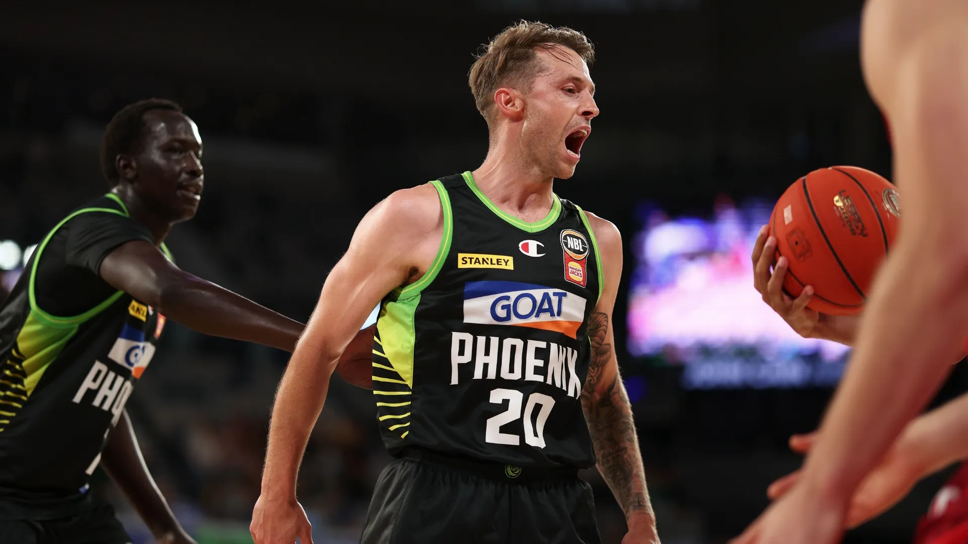 Nathan Sobey, of the South East Melbourne Phoenix during an NBL game