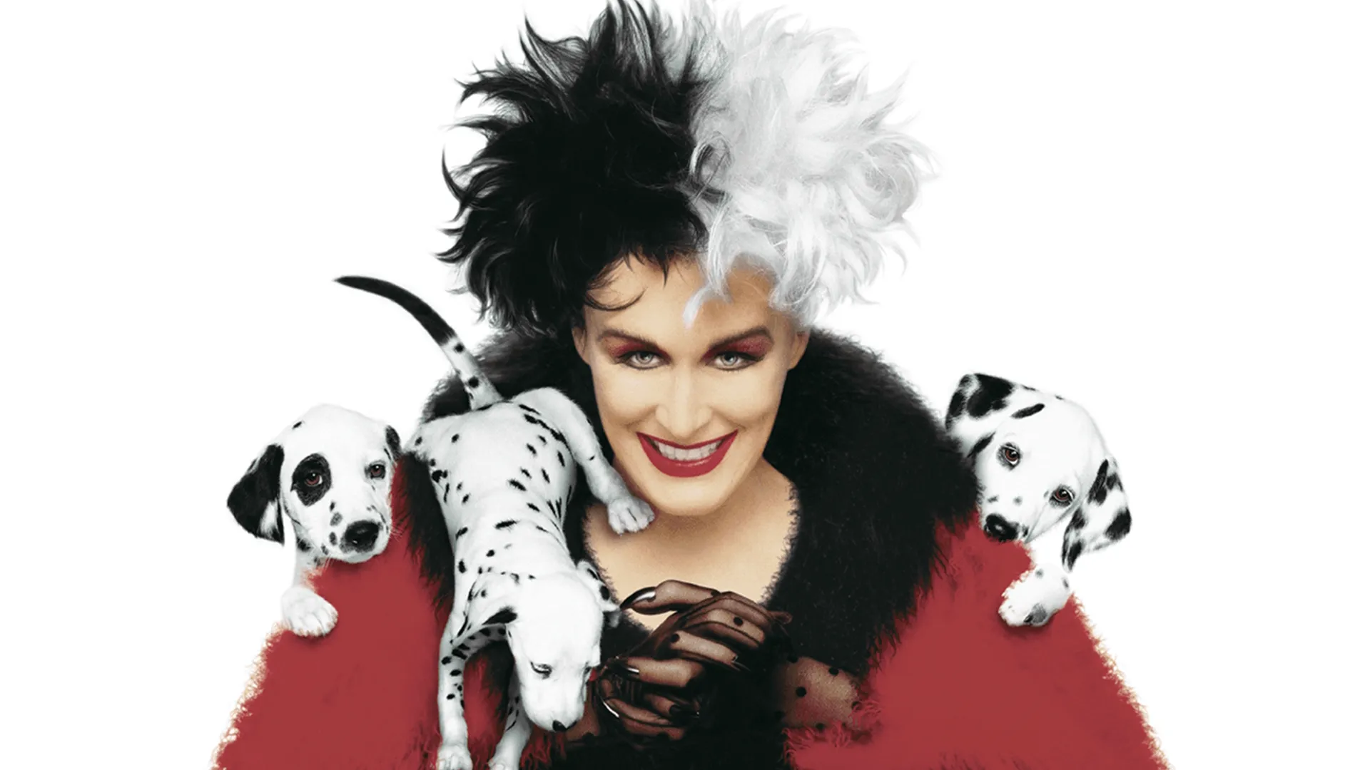 Glenn Close as Cruella de Vil from the 1996 live-action remake of 101 Dalmatians