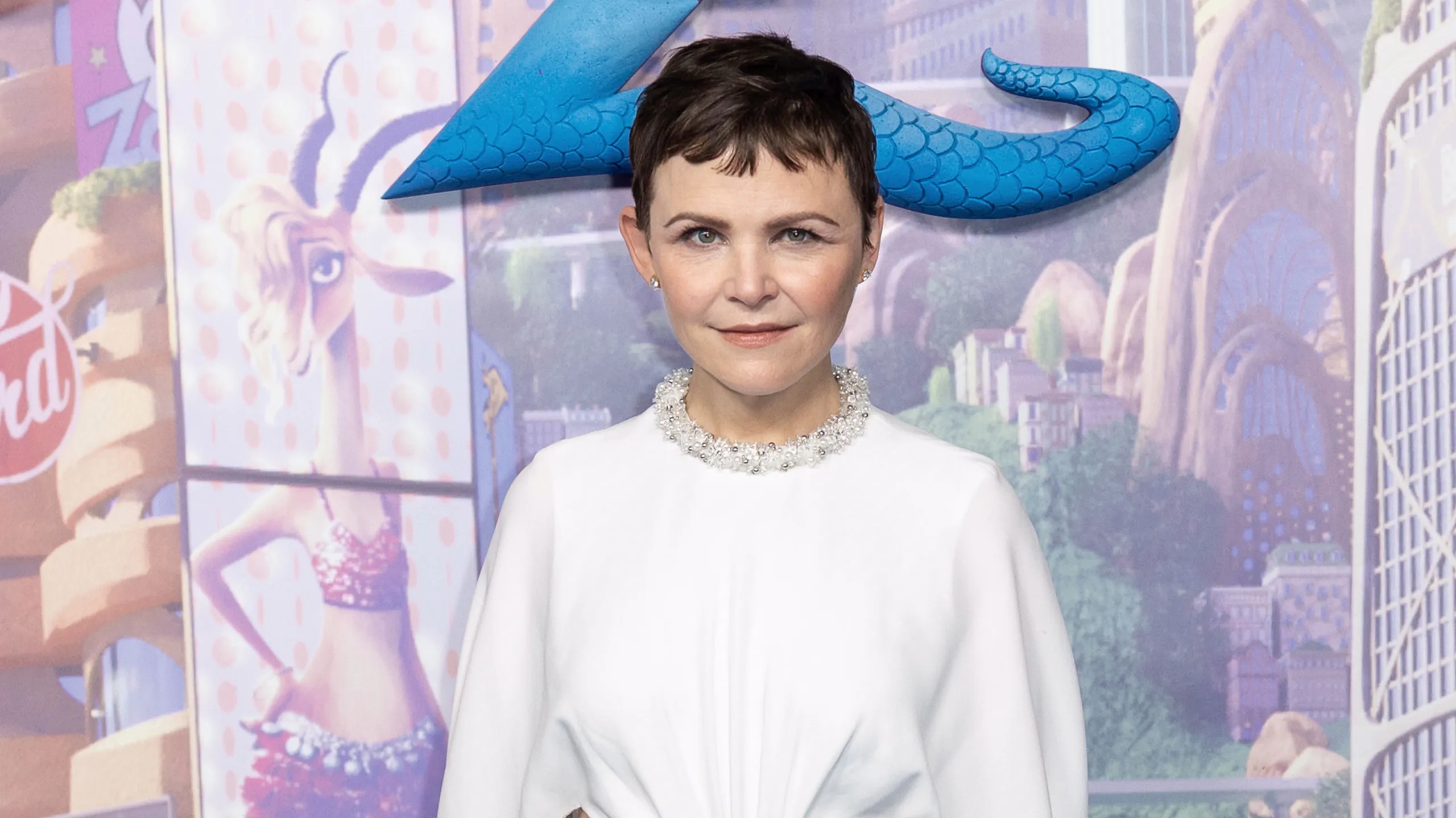 Ginnifer Goodwin (voice of Judy Hopps) at a promotional event for Zootopia 2.