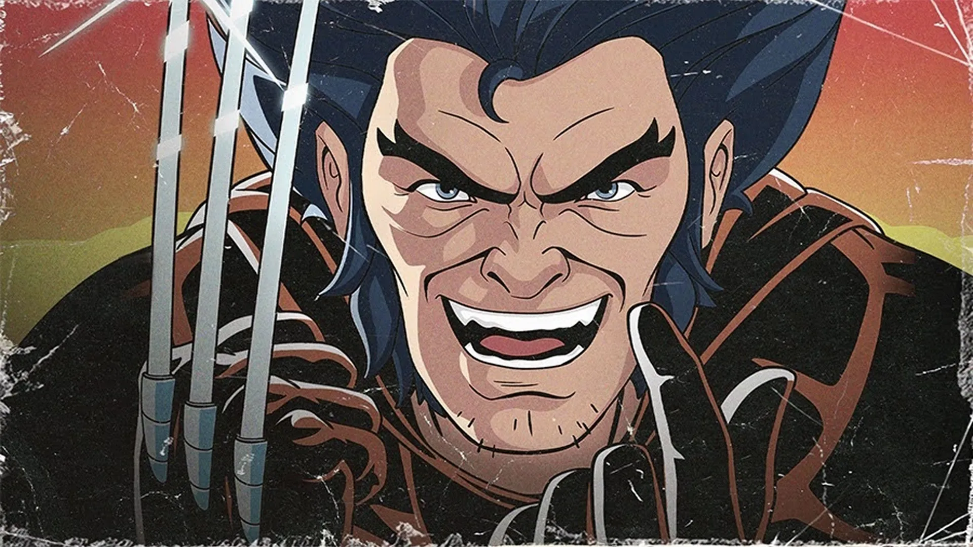 This image features Wolverine from the Marvel animated series X-Men '97.