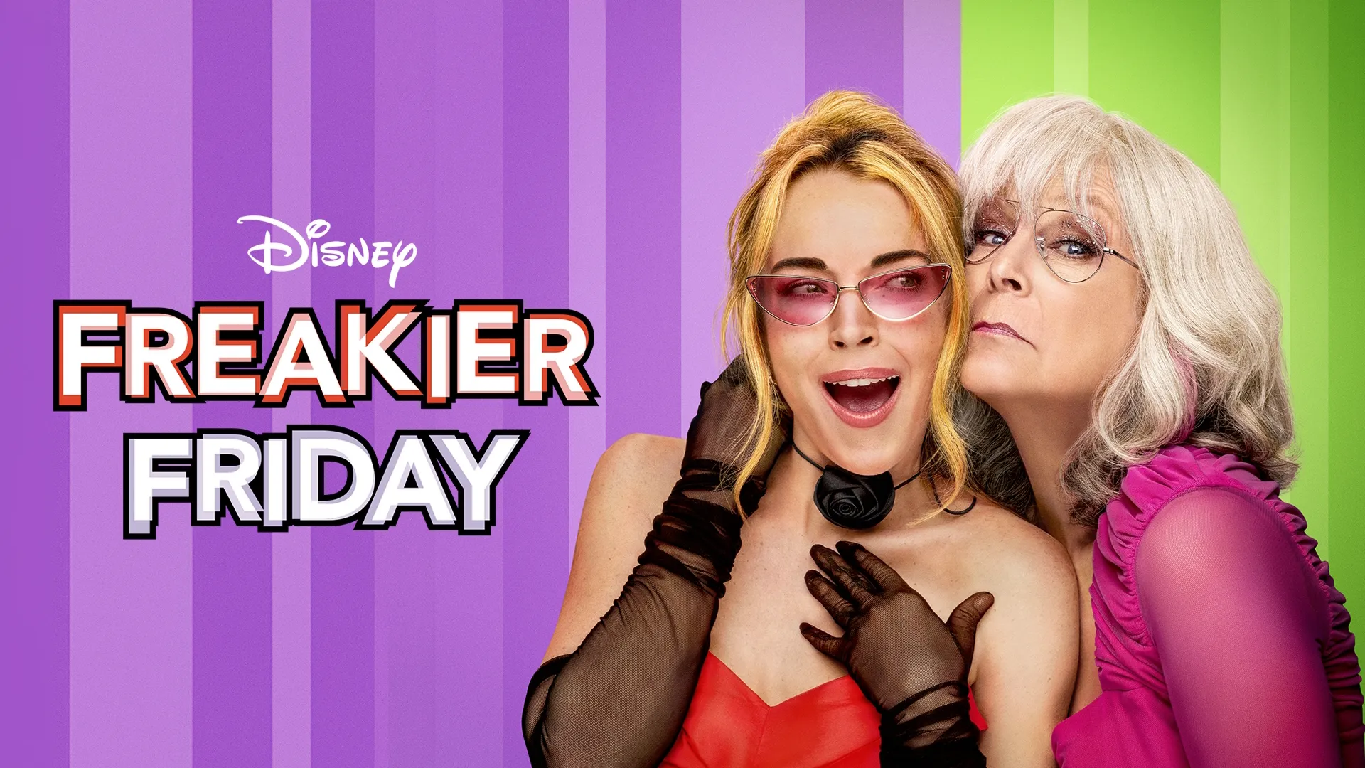 A promotional image featuring Anna (Lindsay Lohan) and Tess Coleman (Jamie Lee Curtis)