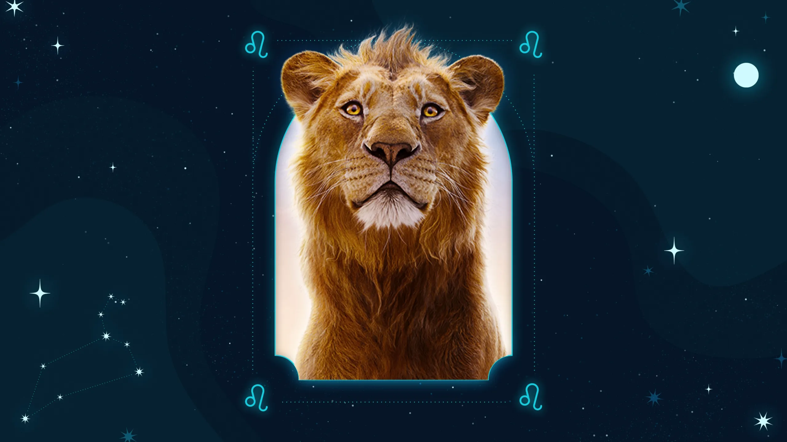 An image featuring Mufasa associated with the Leo zodiac sign based on their personality traits and characteristics.
