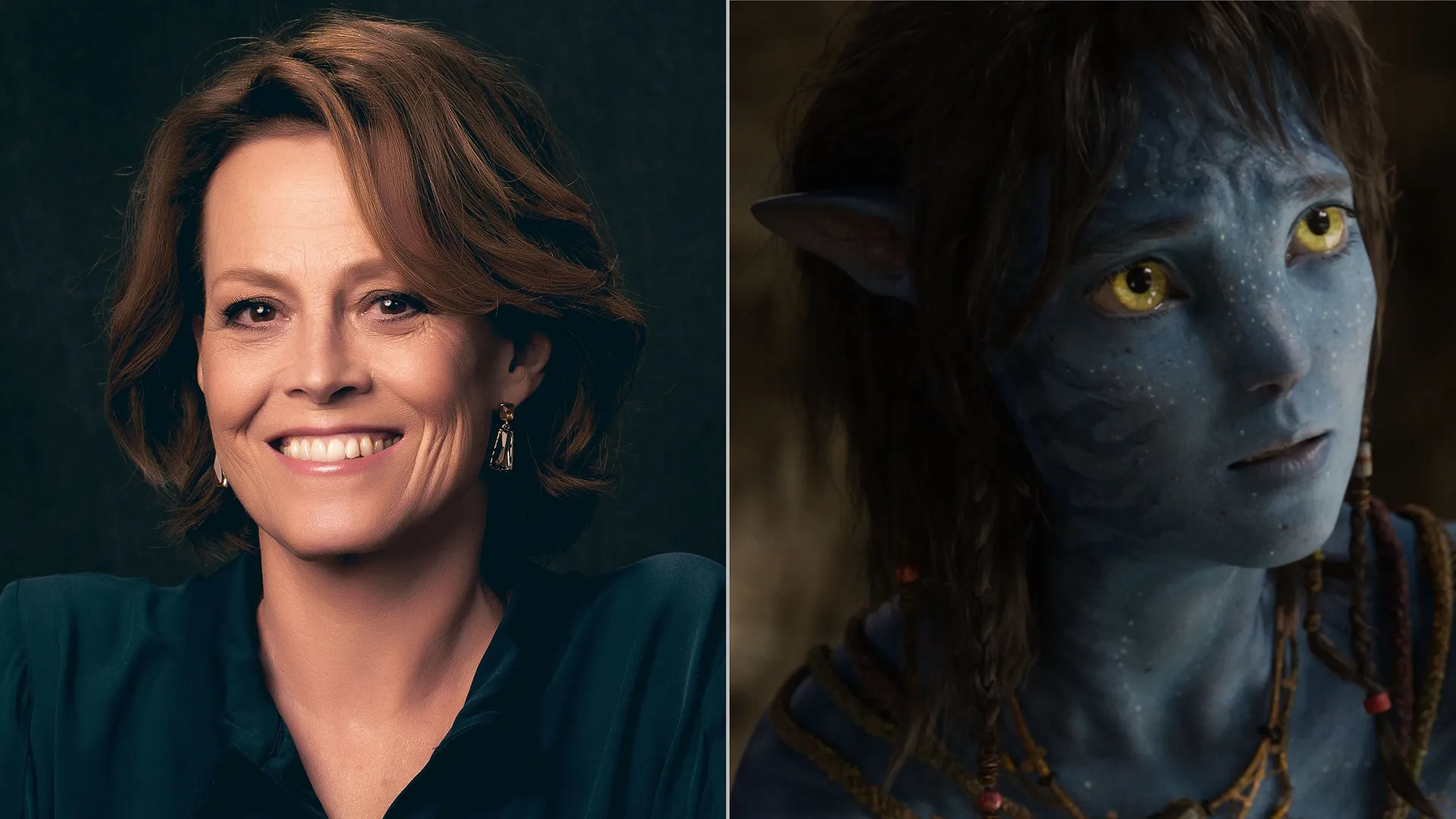 Sigourney Weaver as Kiri in Avatar: Fire and Ash, 20th Century Studios