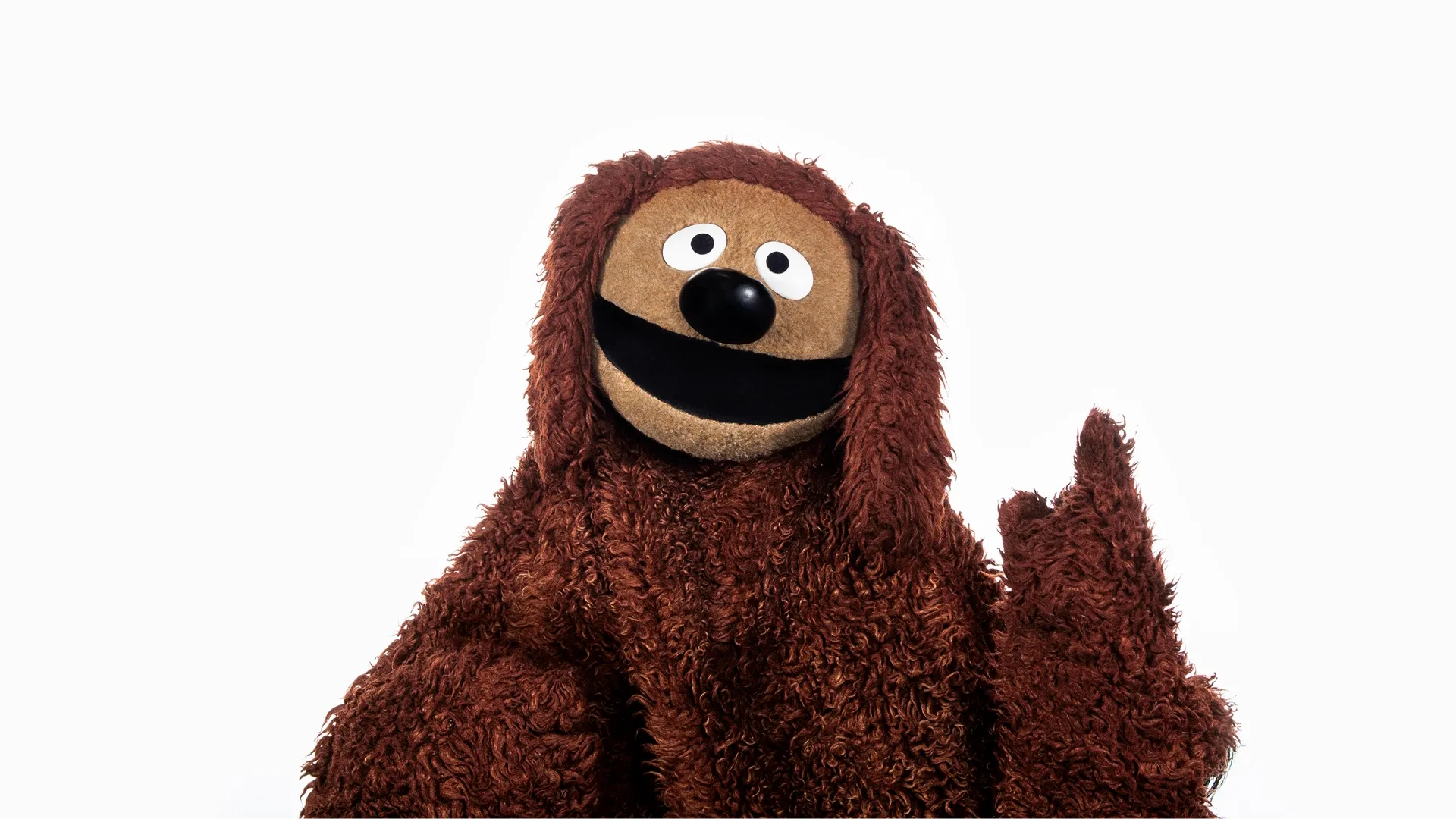 Rowlf the Dog on a white background