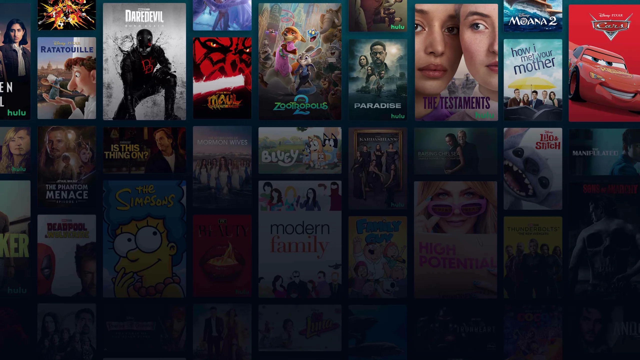 Background image of various Disney+ titles