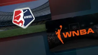 NWSL and WNBA logos.
