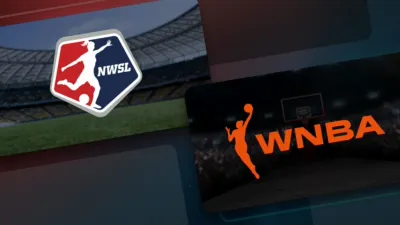 NWSL and WNBA logos.