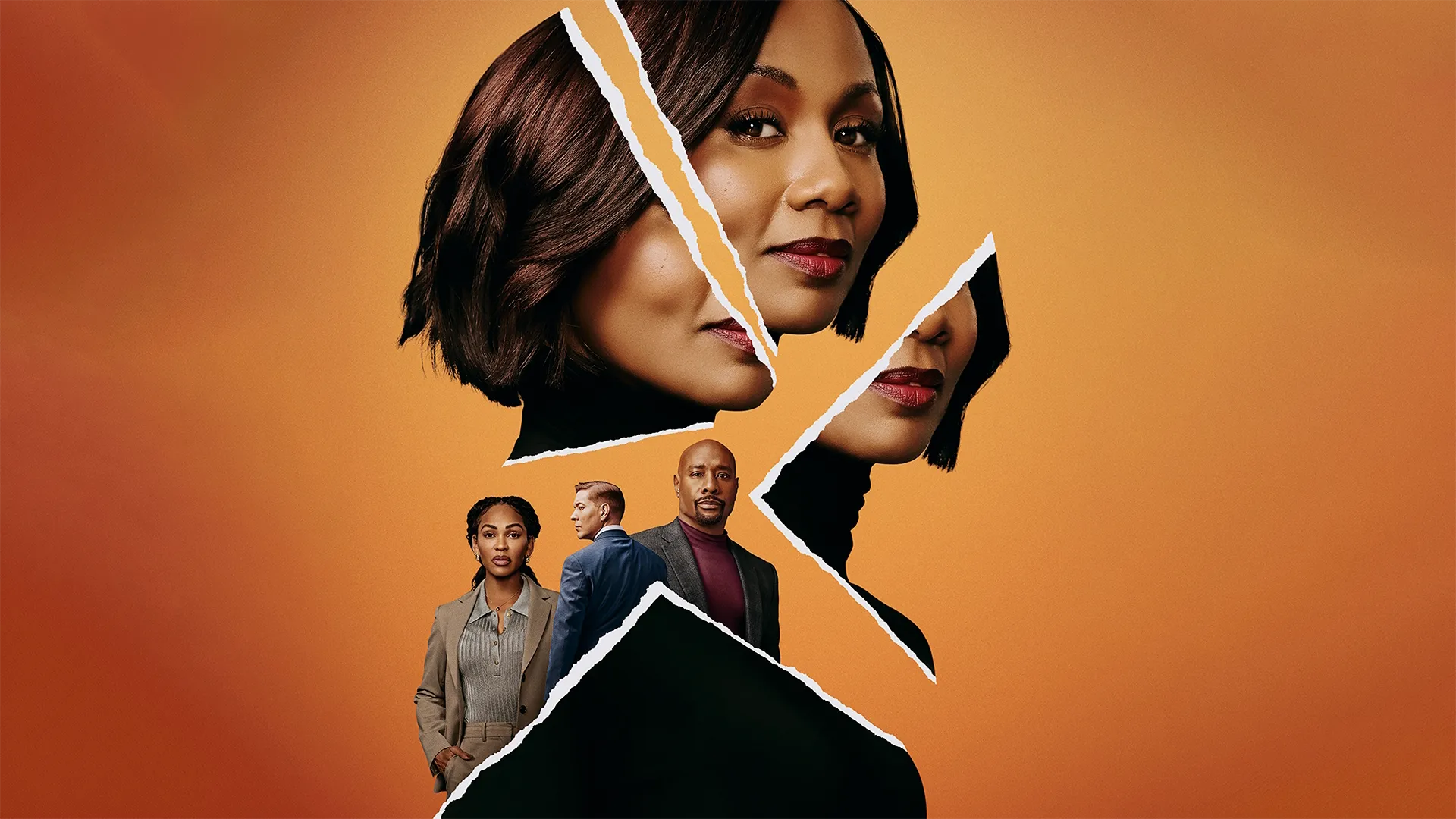 Emayatzy Corinealdi as Jax Stewart with McKinley Freeman as Lewis Stewart and Morris Chestnut as Corey Cash in Reasonable Doubt