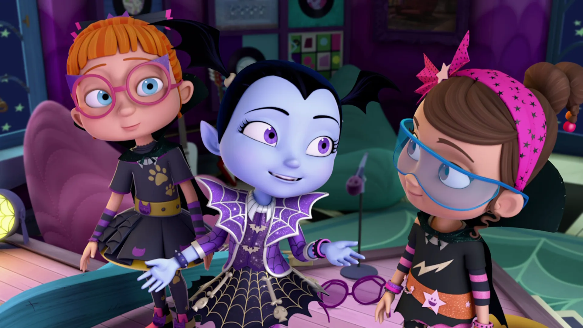 Vee with her friends.