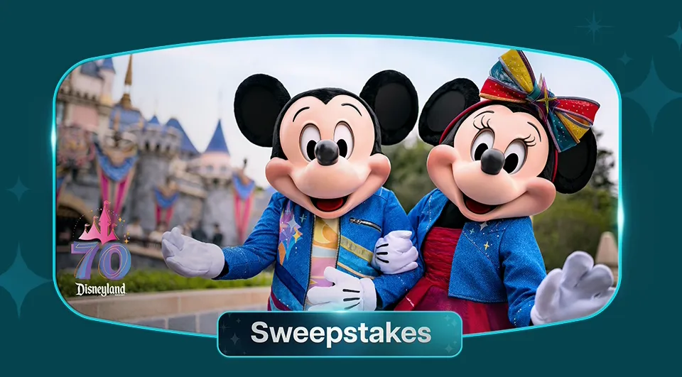 Micky and Minnie Mouse at Disneyland